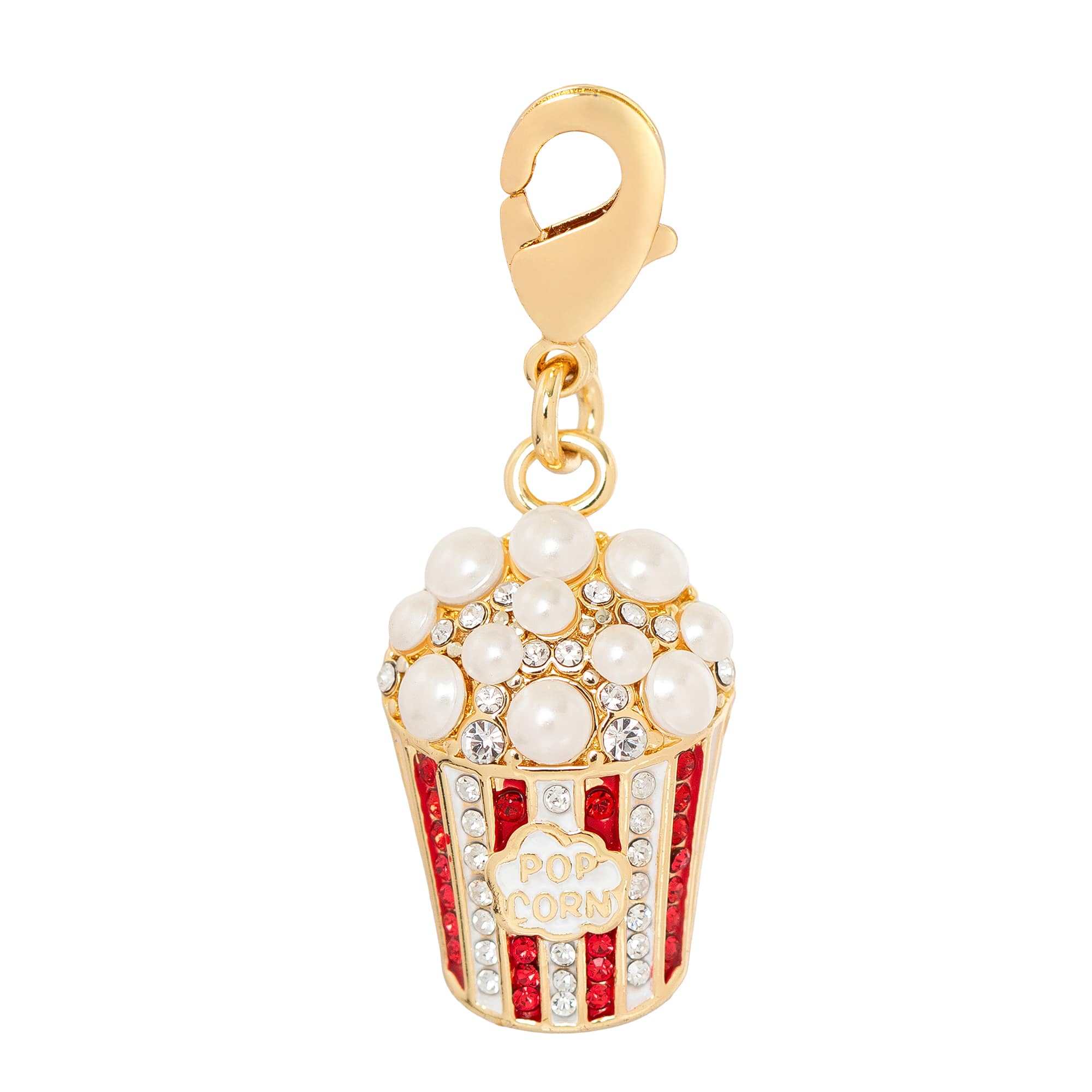 Movie Popcorn Austrian Crystal Charm by Bead Landing™