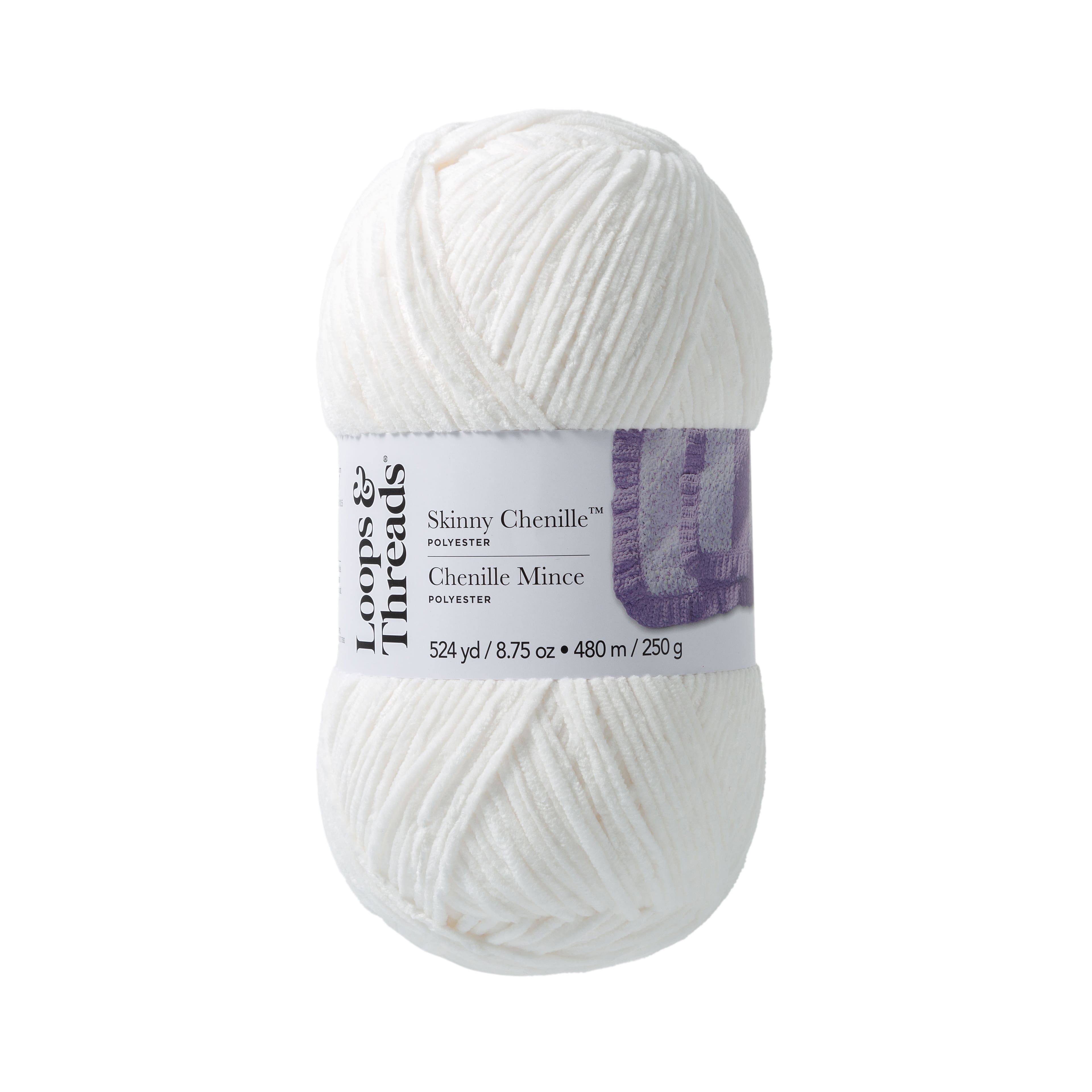 12 Pack: Skinny Chenille™ Yarn by Loops & Threads®