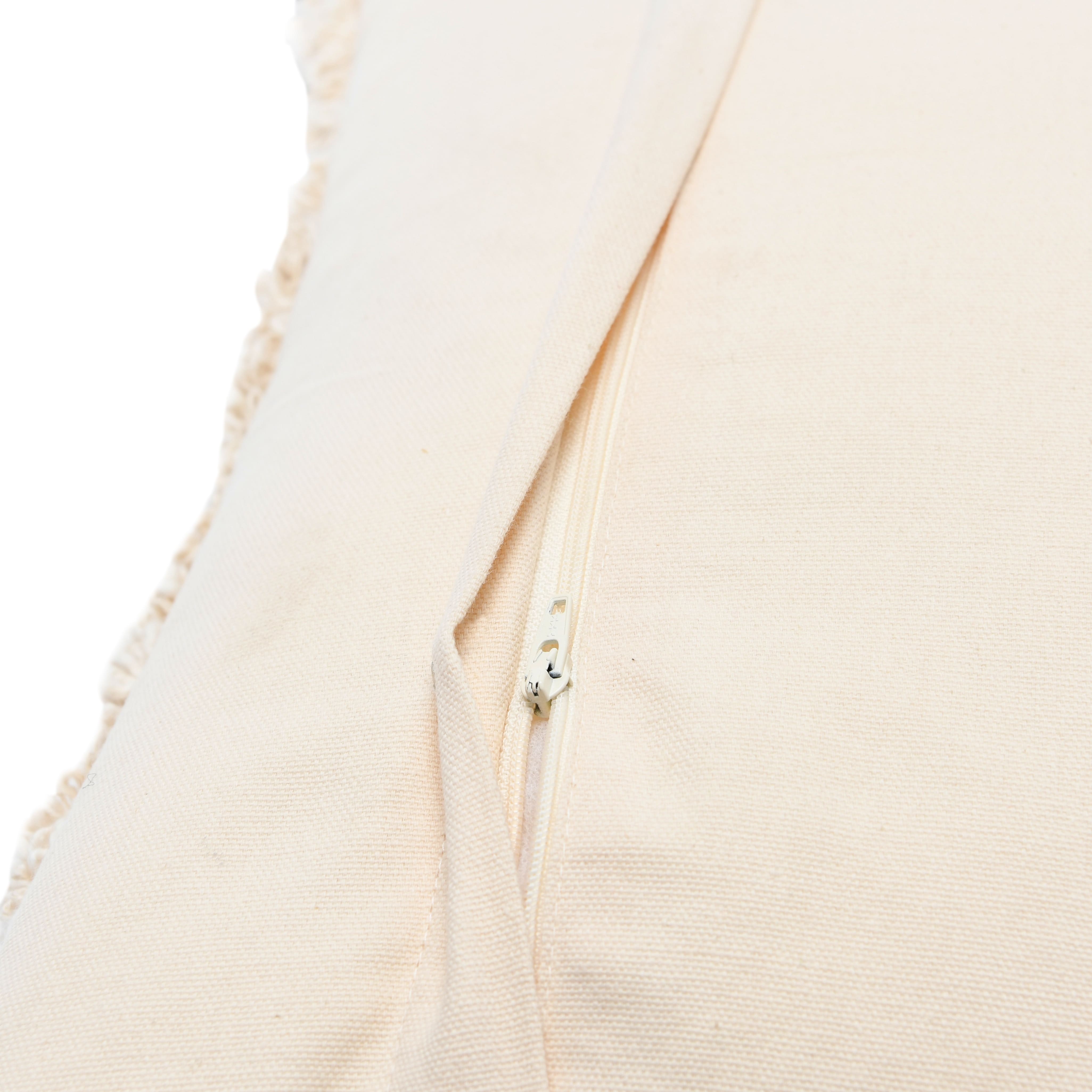 Hello Honey® Cotton Bee Punch Hook Pillow with Tassels