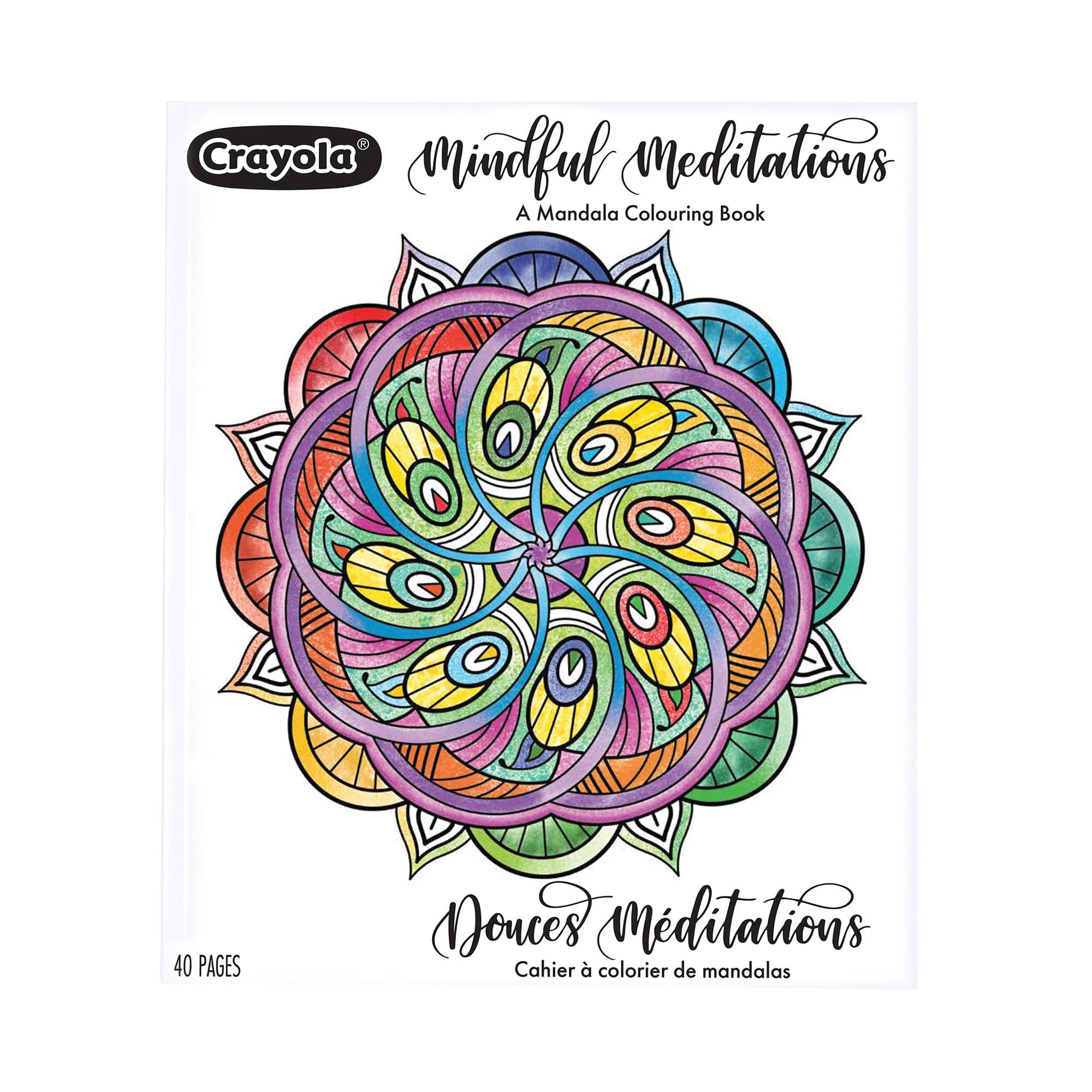 Crayola® Mindful Meditations Mandala Colouring Book