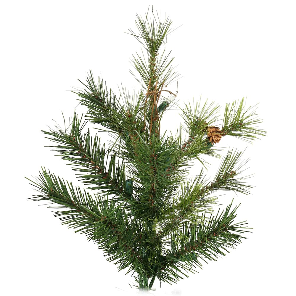 9ft. Unlit Mixed Country Pine Slim Artificial Christmas Tree