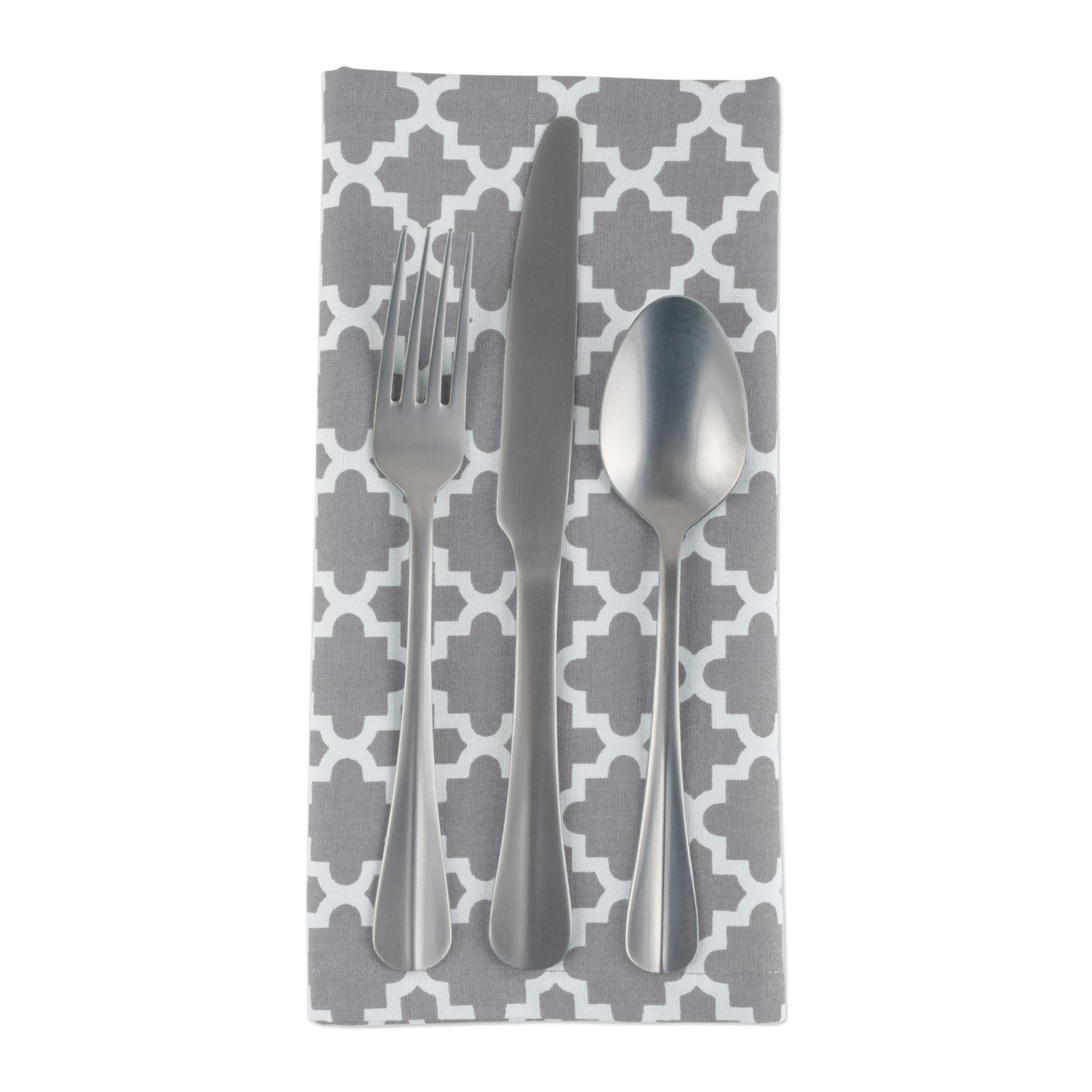 DII® Gray Lattice Napkins, 6ct.