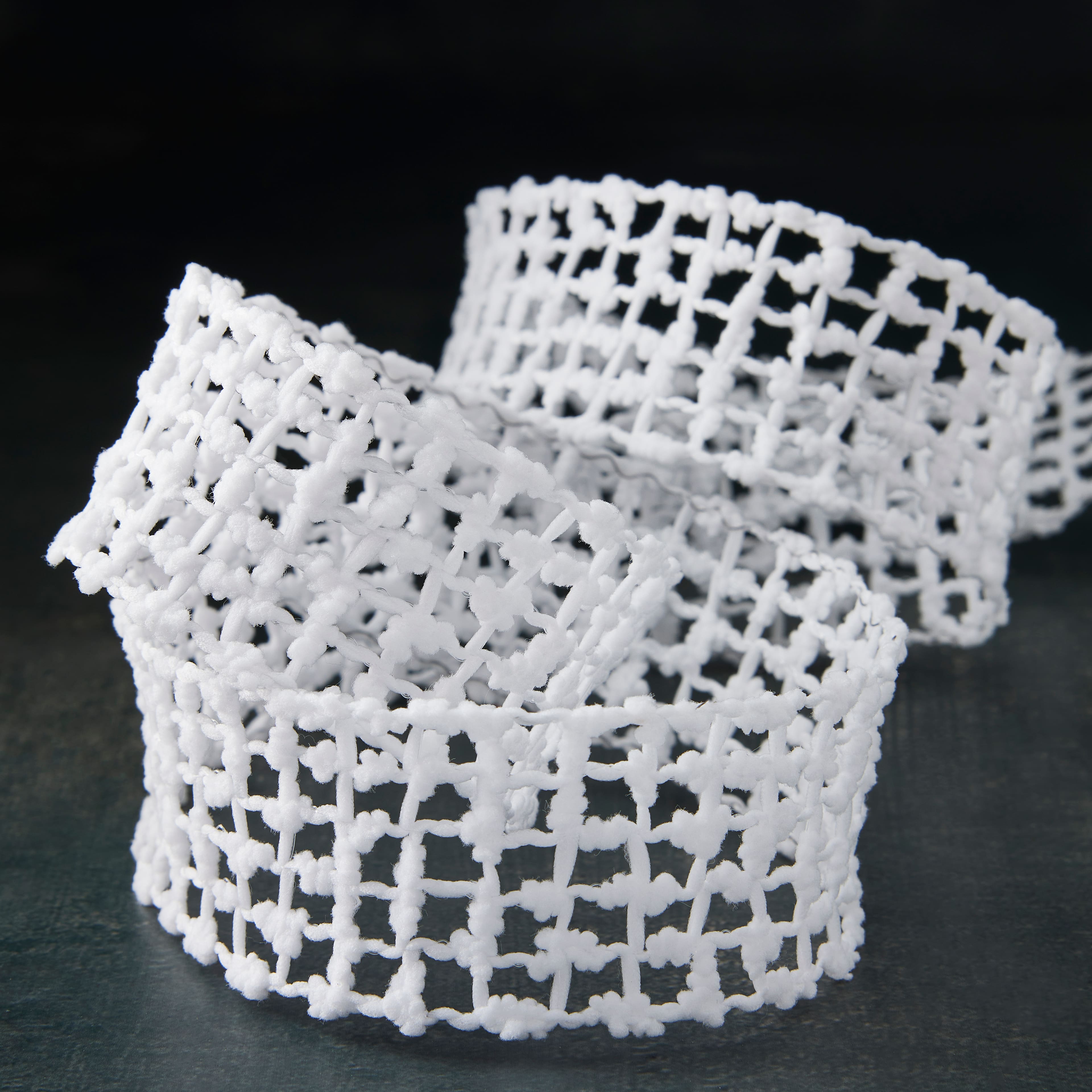 12 Pack: 1.5'' x 3yd. Wired Knit Check Ribbon by Celebrate It®