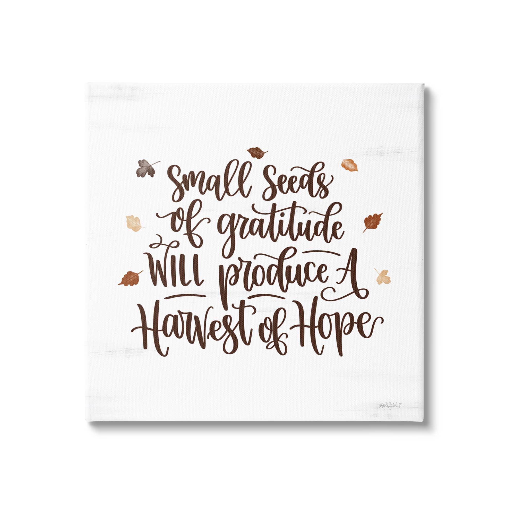 Stupell Industries Harvest of Hope Phrase Canvas Wall Art
