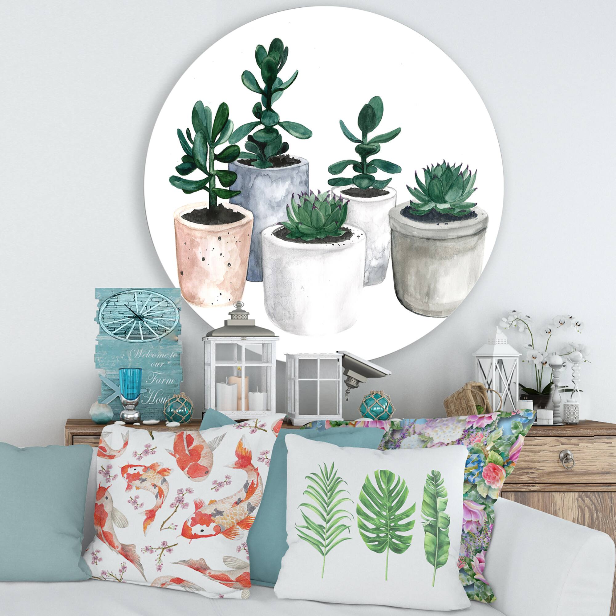 Designart - Cactus and Succulent House Plants VI