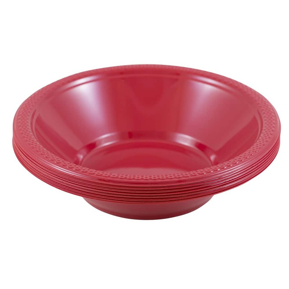 JAM Paper 7" Plastic Bowls