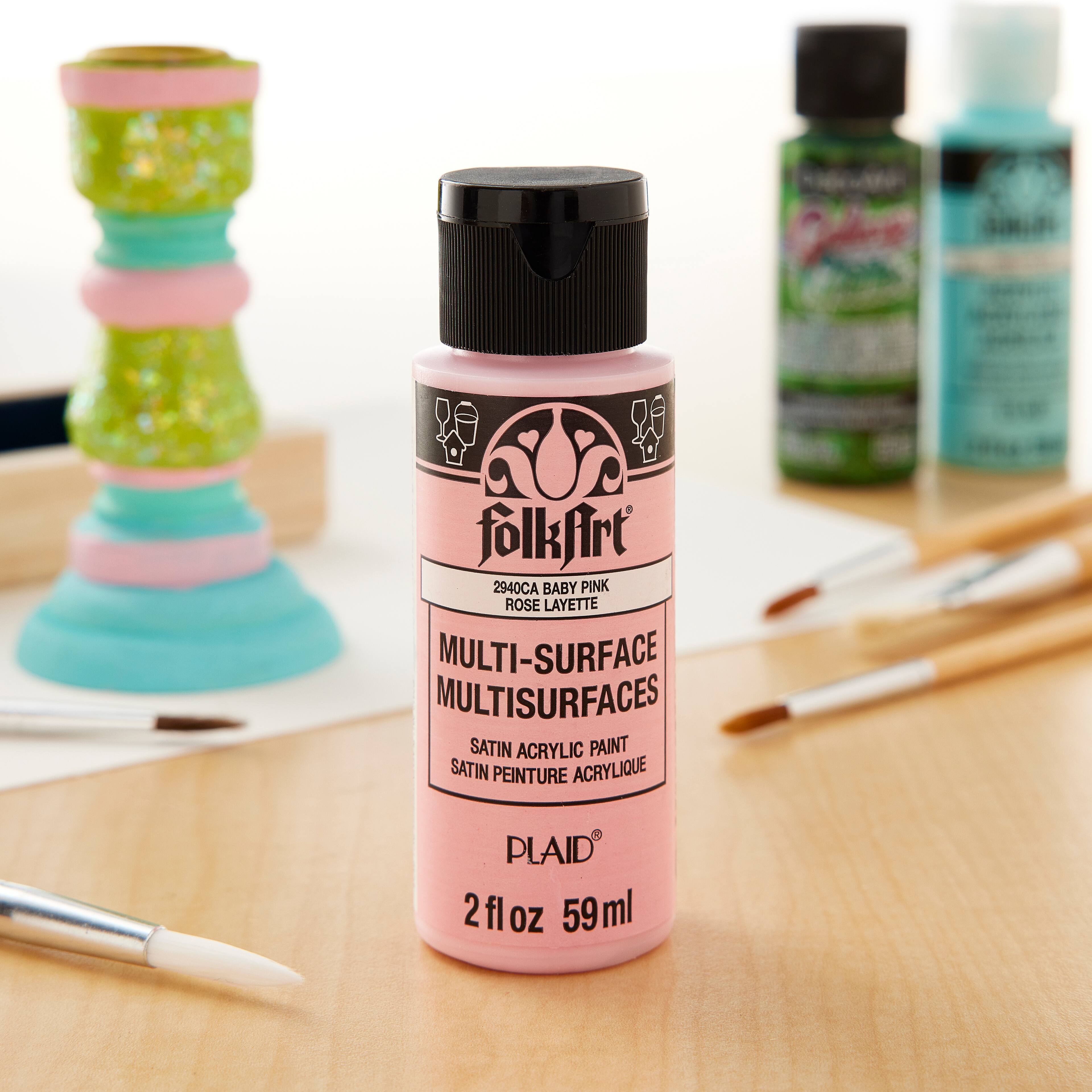 12 Pack: FolkArt® Multi-Surface Satin Acrylic Paint, 2oz.