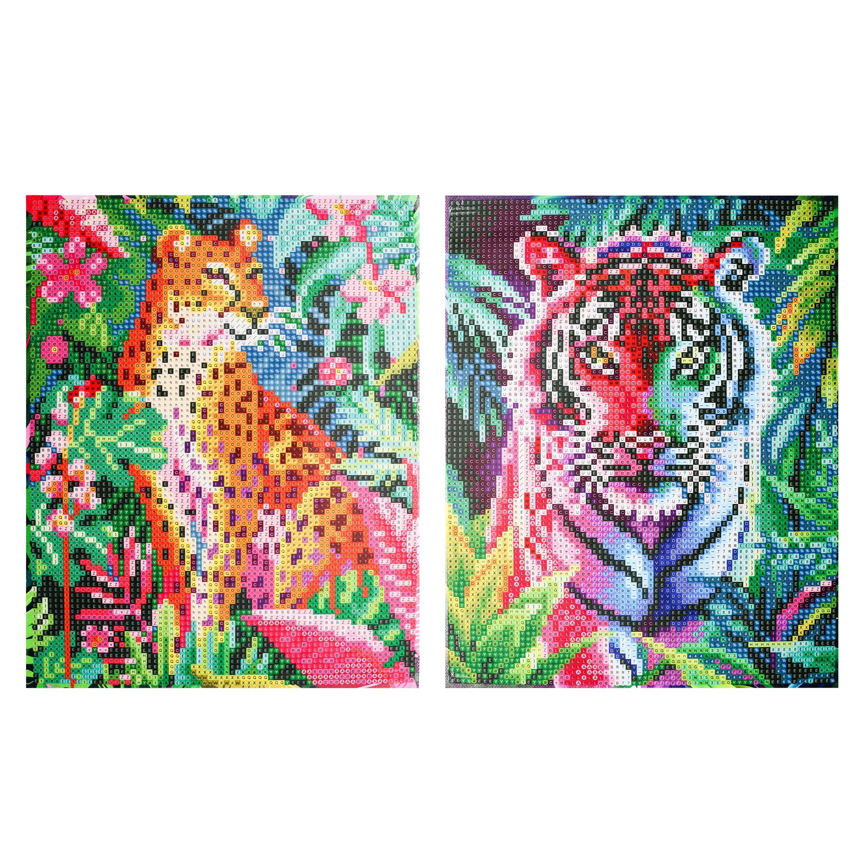 8" x 10" Leopard & Tiger Diamond Art Kit by Make Market®