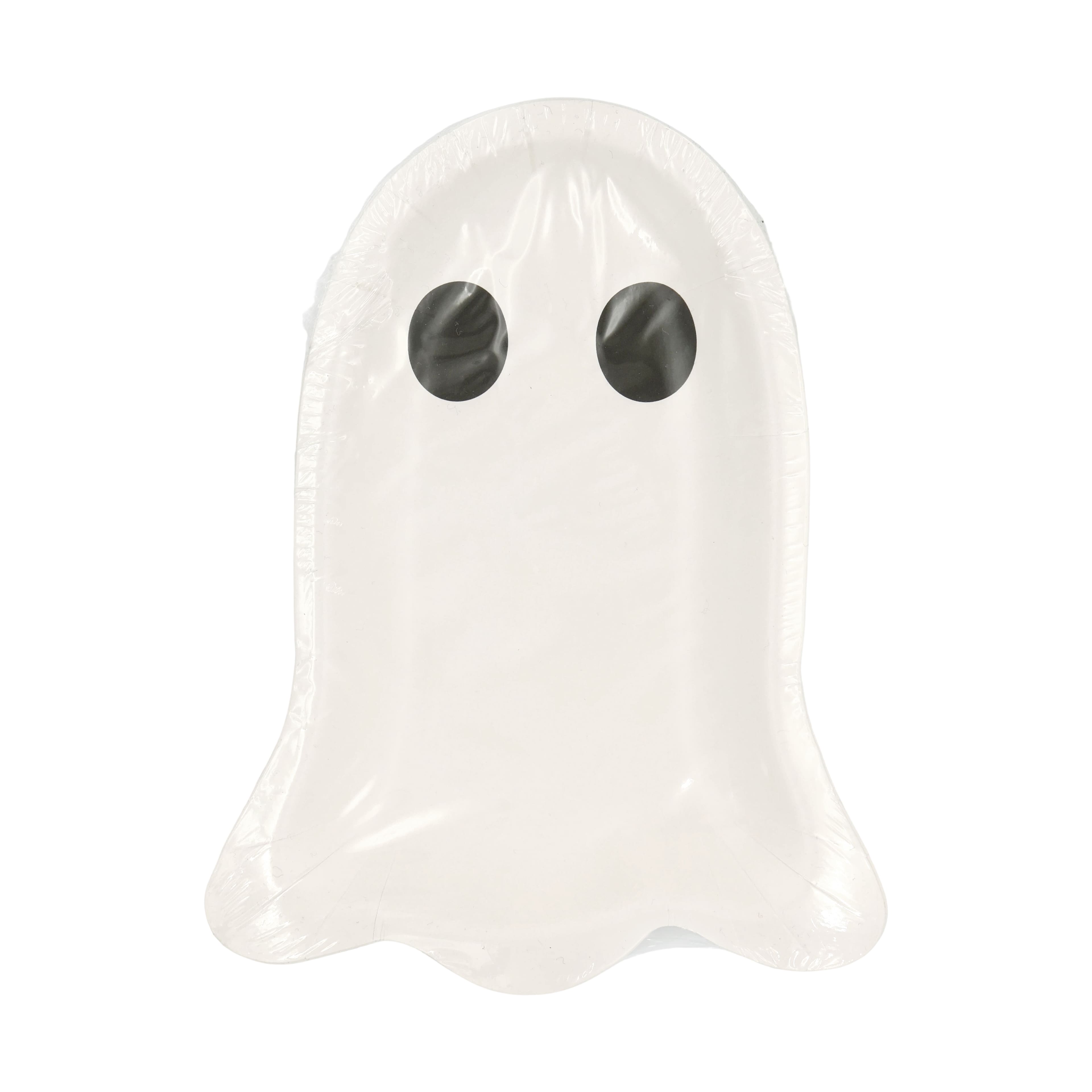 7" Halloween Ghost Paper Snack Plates, 10ct. by Celebrate It™