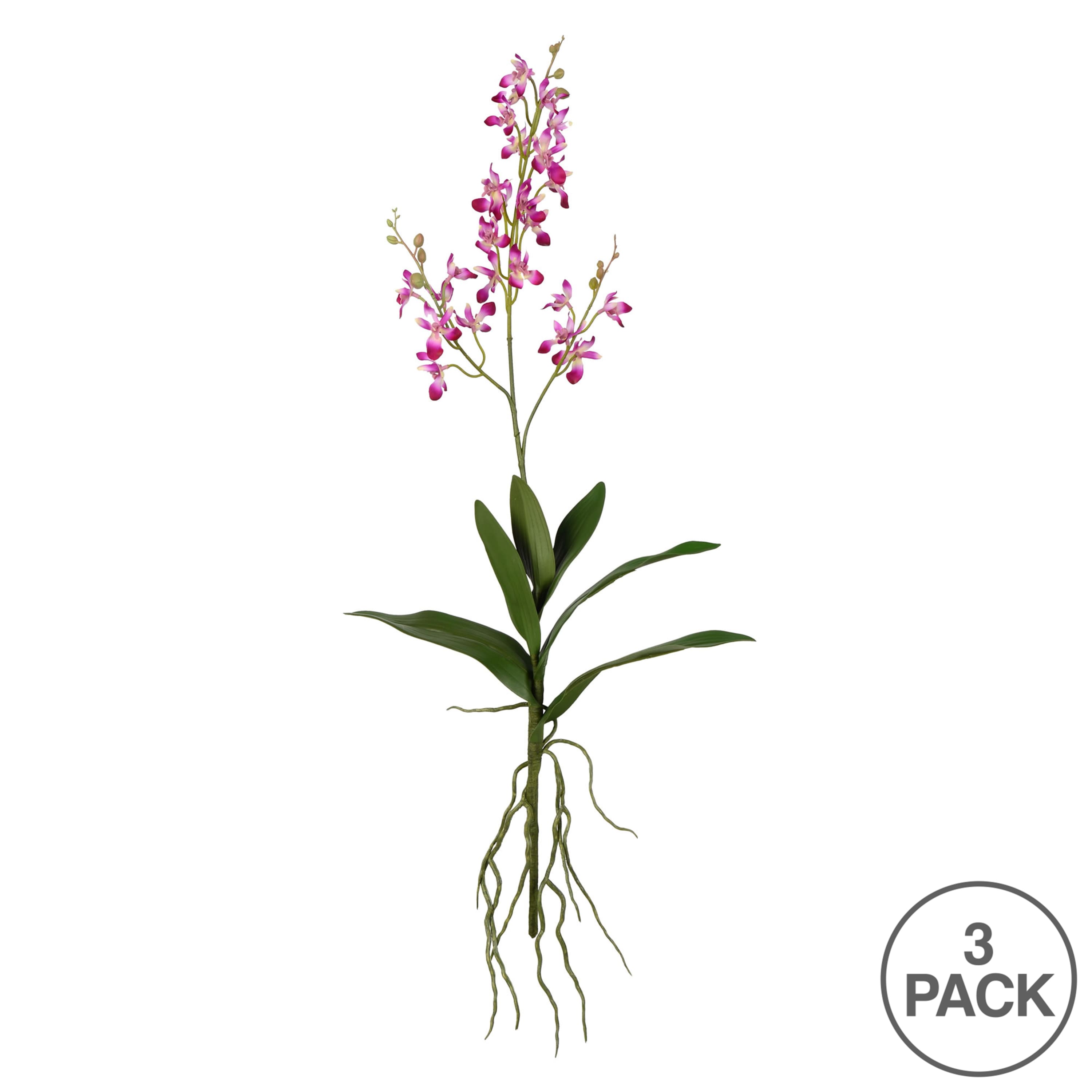 3 Pack: Mini Purple Orchid Spray