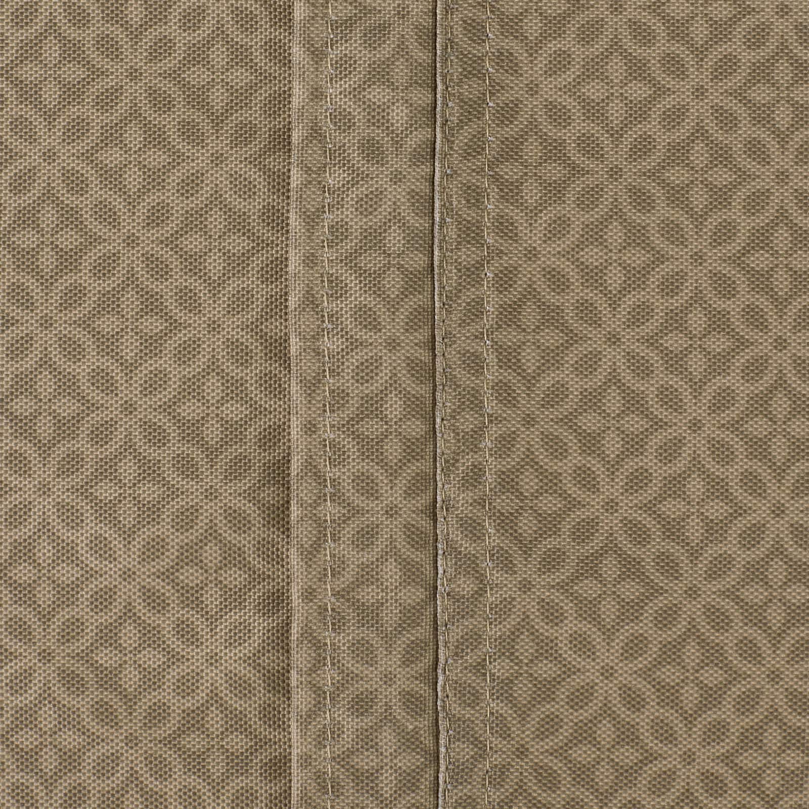 Stone Tonal Lattice Print Outdoor Tablecloth With Zipper 60" x 120"