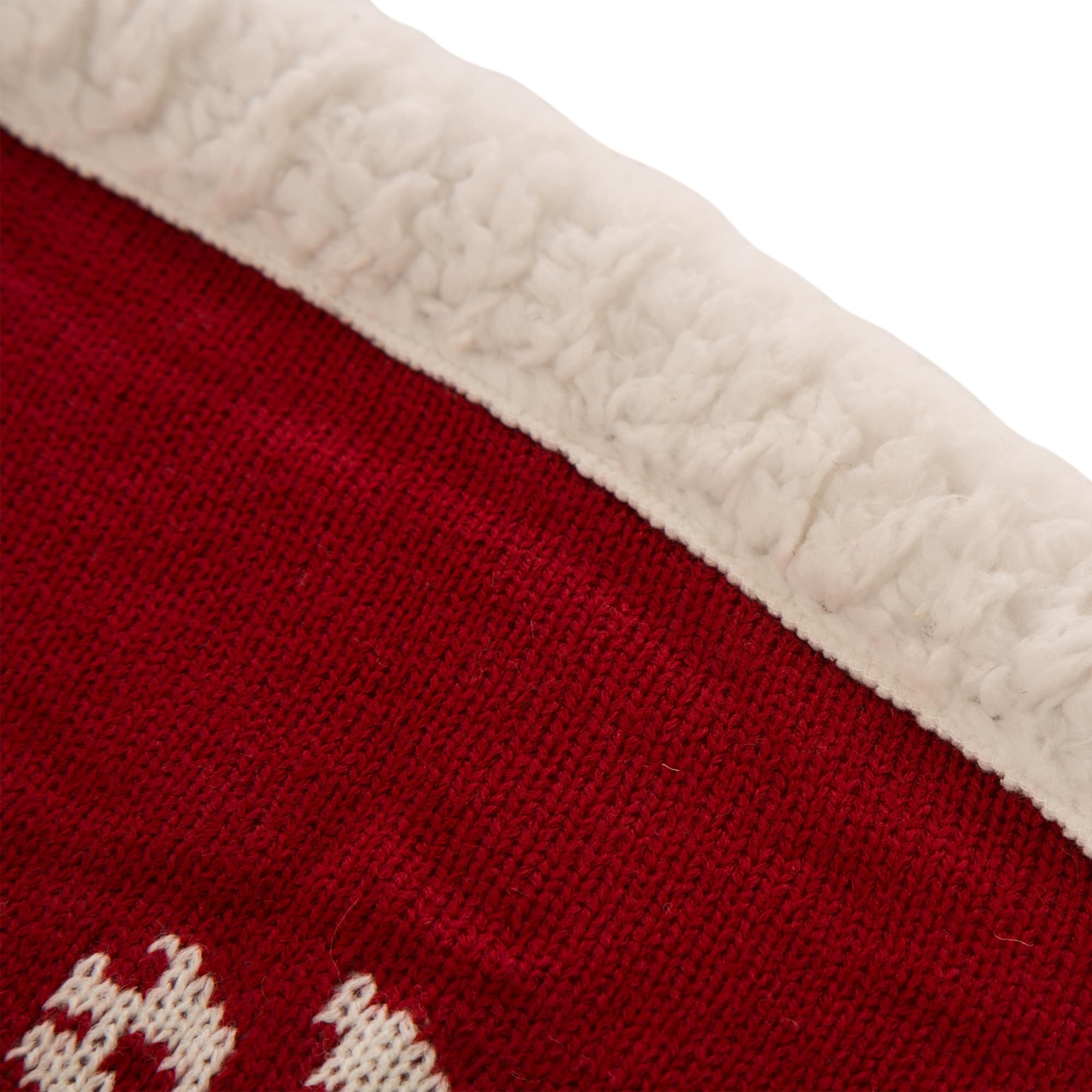 Glitzhome® 48" Snowflake Knited Acrylic Christmas Tree Skirt