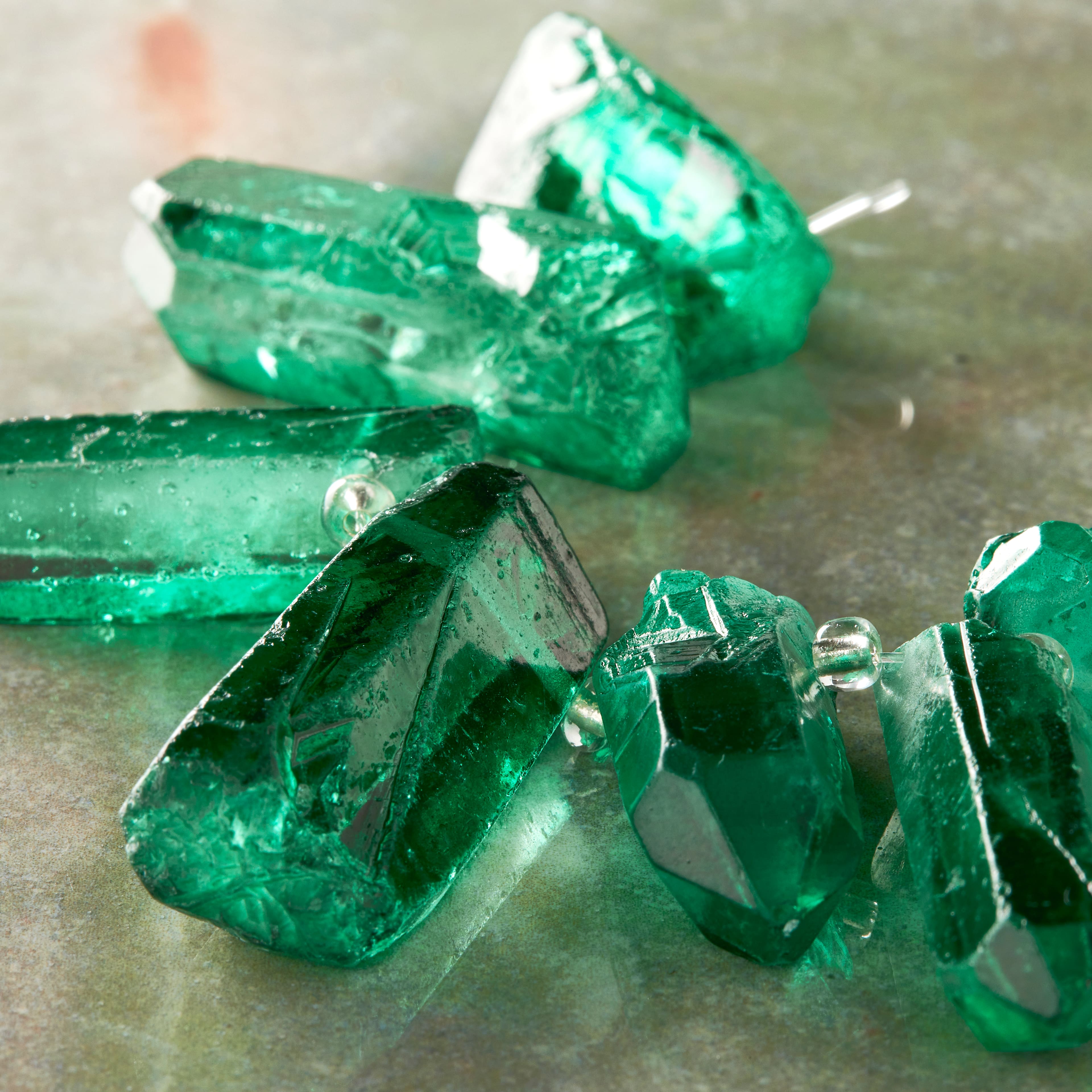 12 Pack: Sedona Aqua Quartz Crystal Beads by Bead Landing™