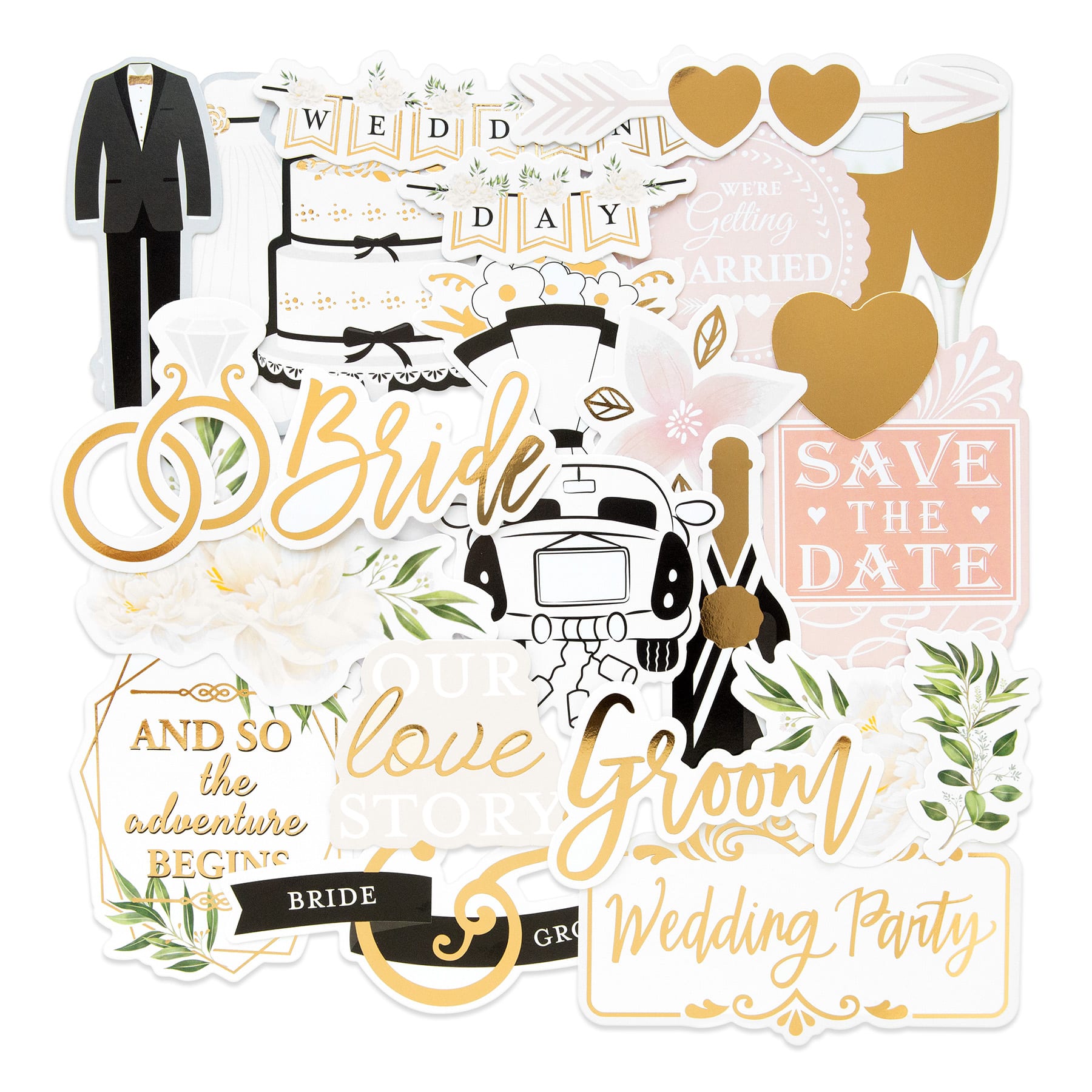 Wedding Die Cut Sticker by Recollections™