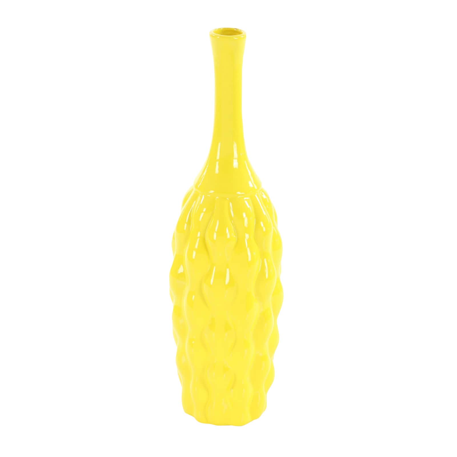 18" Bright Ceramic Coastal Vase Set