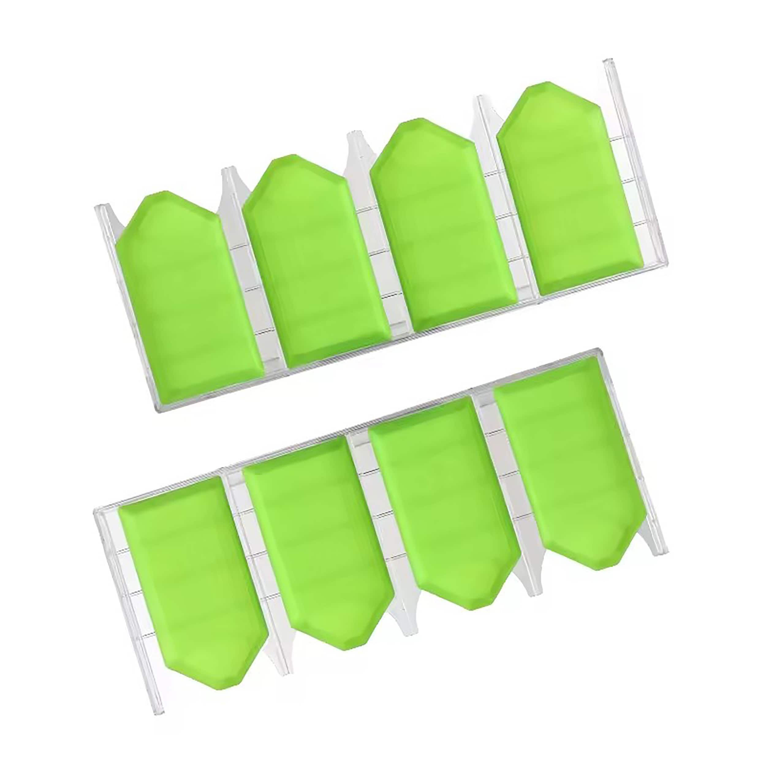 Sparkly Selections Green & Clear Diamond Painting Drill Tray, 2ct.
