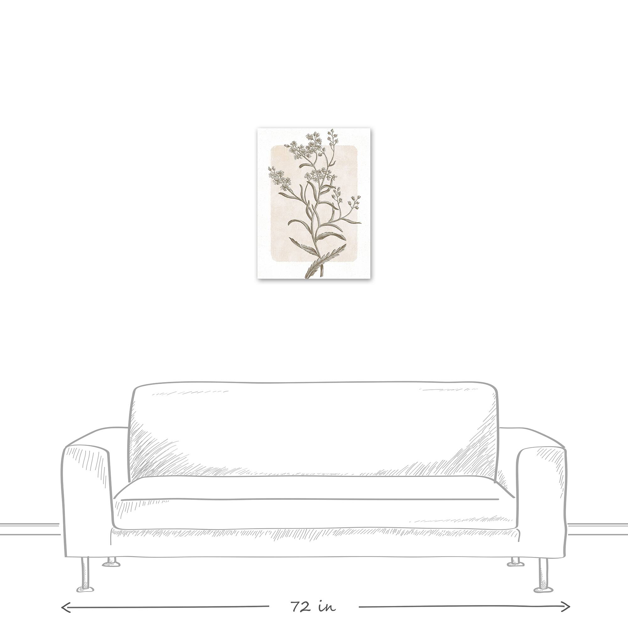 Simple Floral Still I 20" x 24" Canvas Wall Art