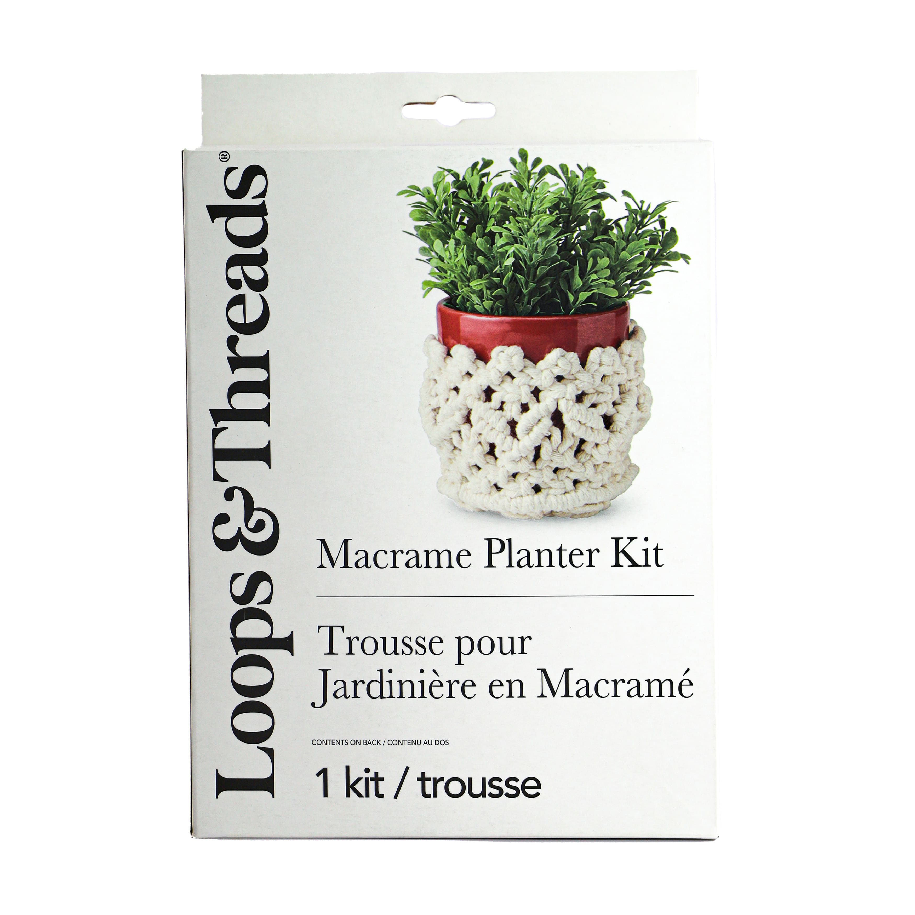 Macramé Planter Kit by Loops & Threads®