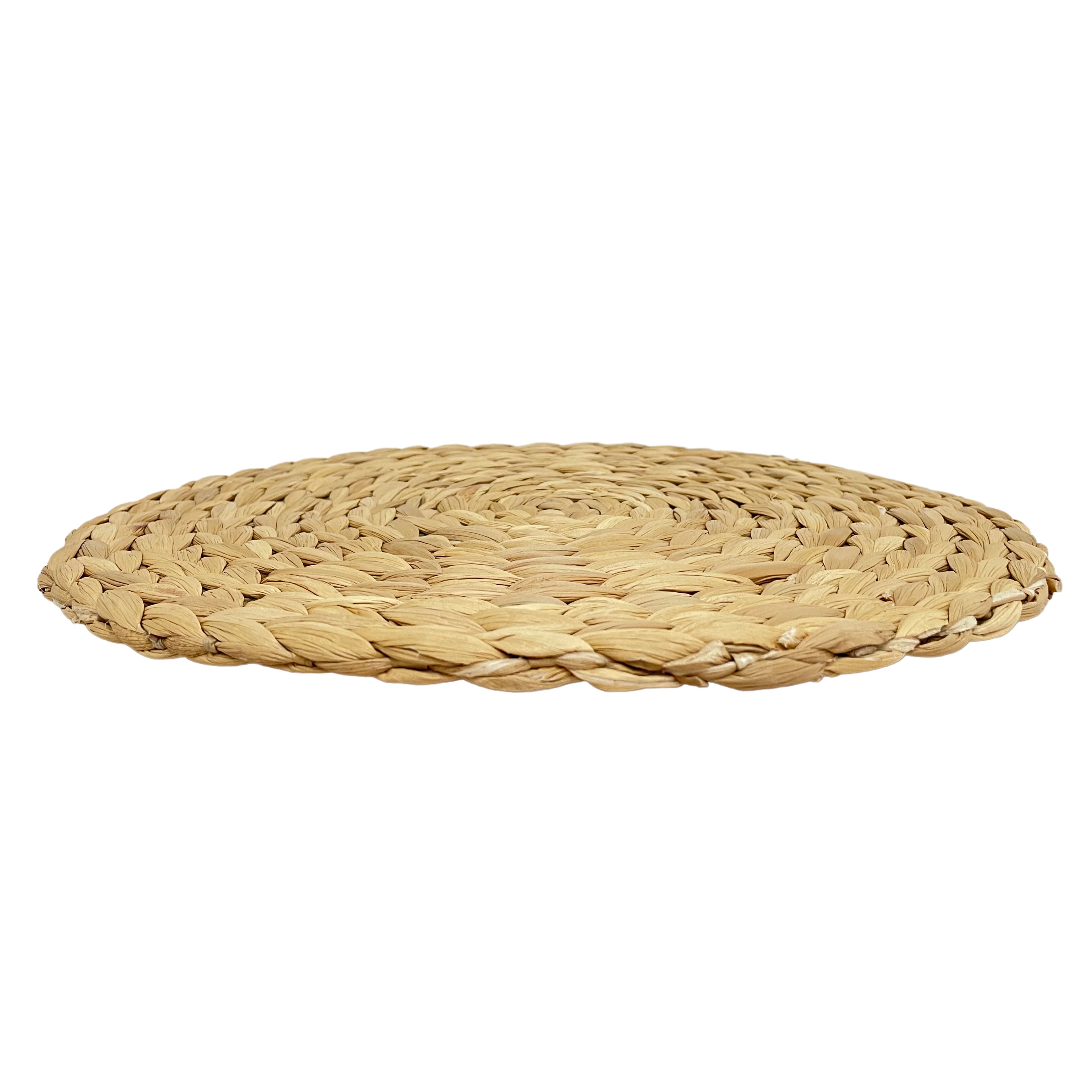 14" Woven Water Hyacinth Decorative Chargers, 4ct. by Celebrate It™