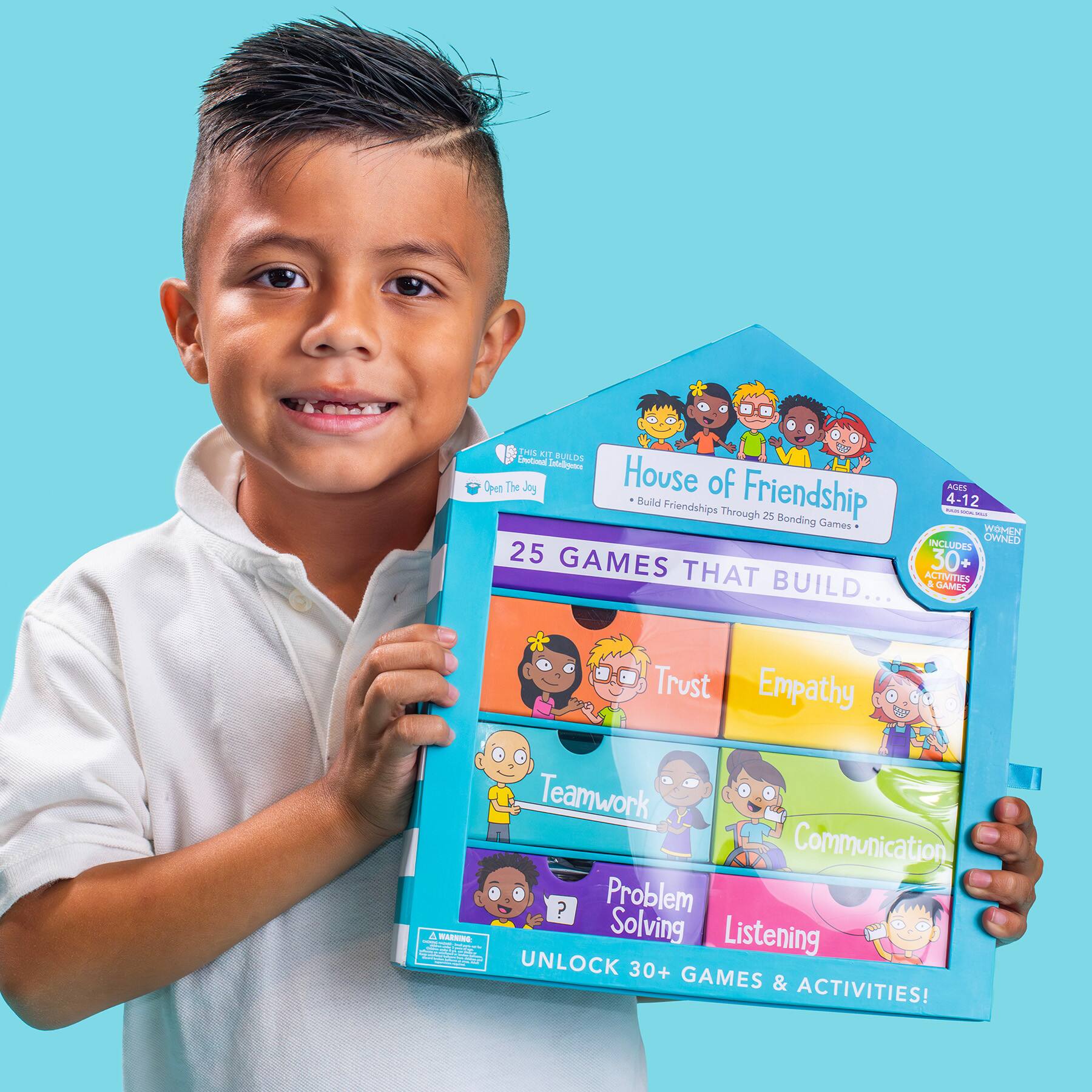 Open the Joy House of Friendship Playhouse Kit