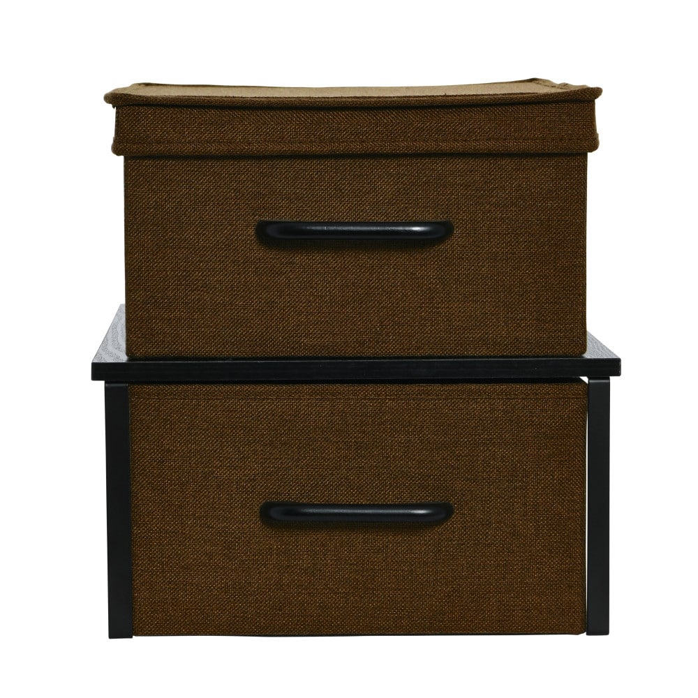 Household Essentials Stacking Storage Boxes Set