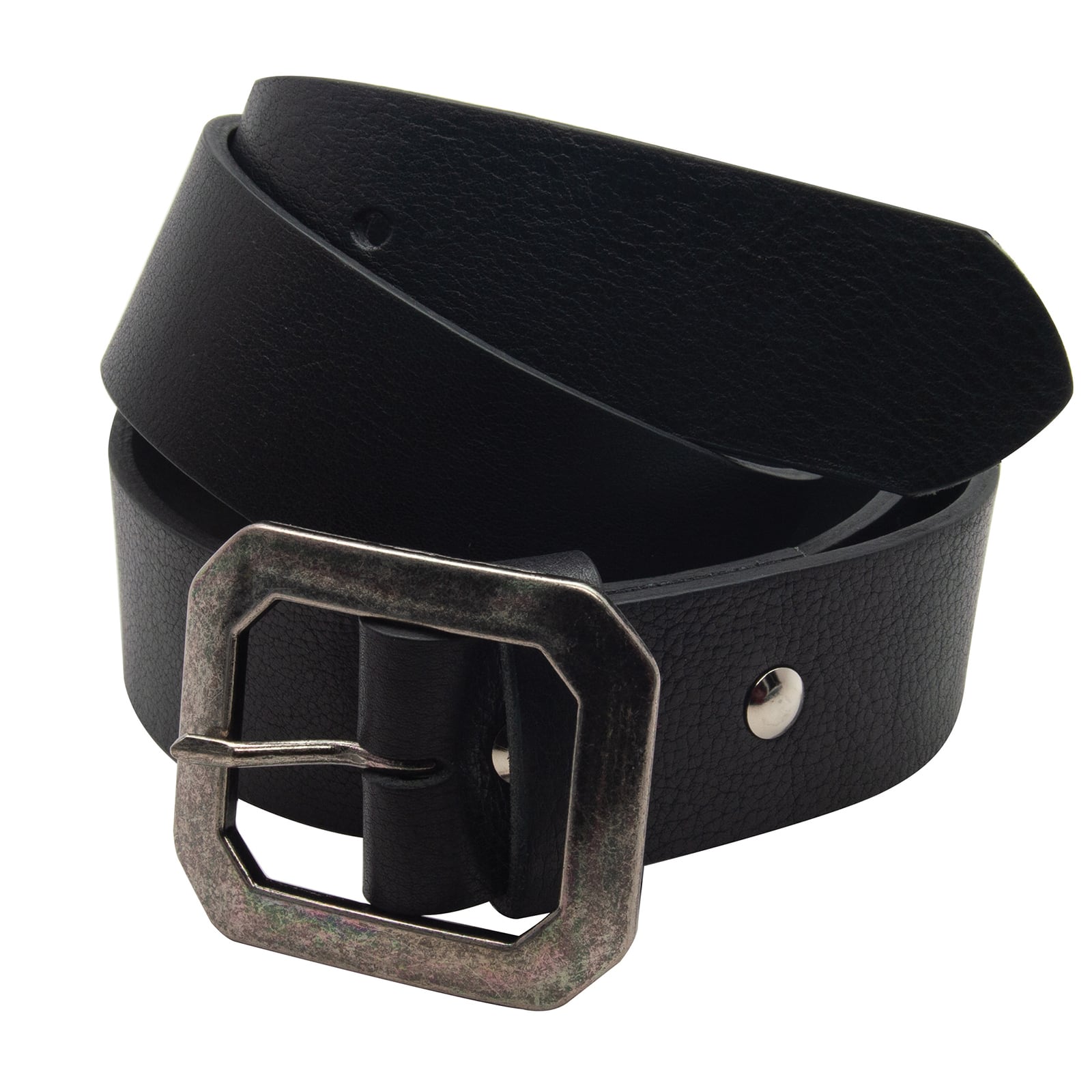 Black Leather Belt Strap by ArtMinds™
