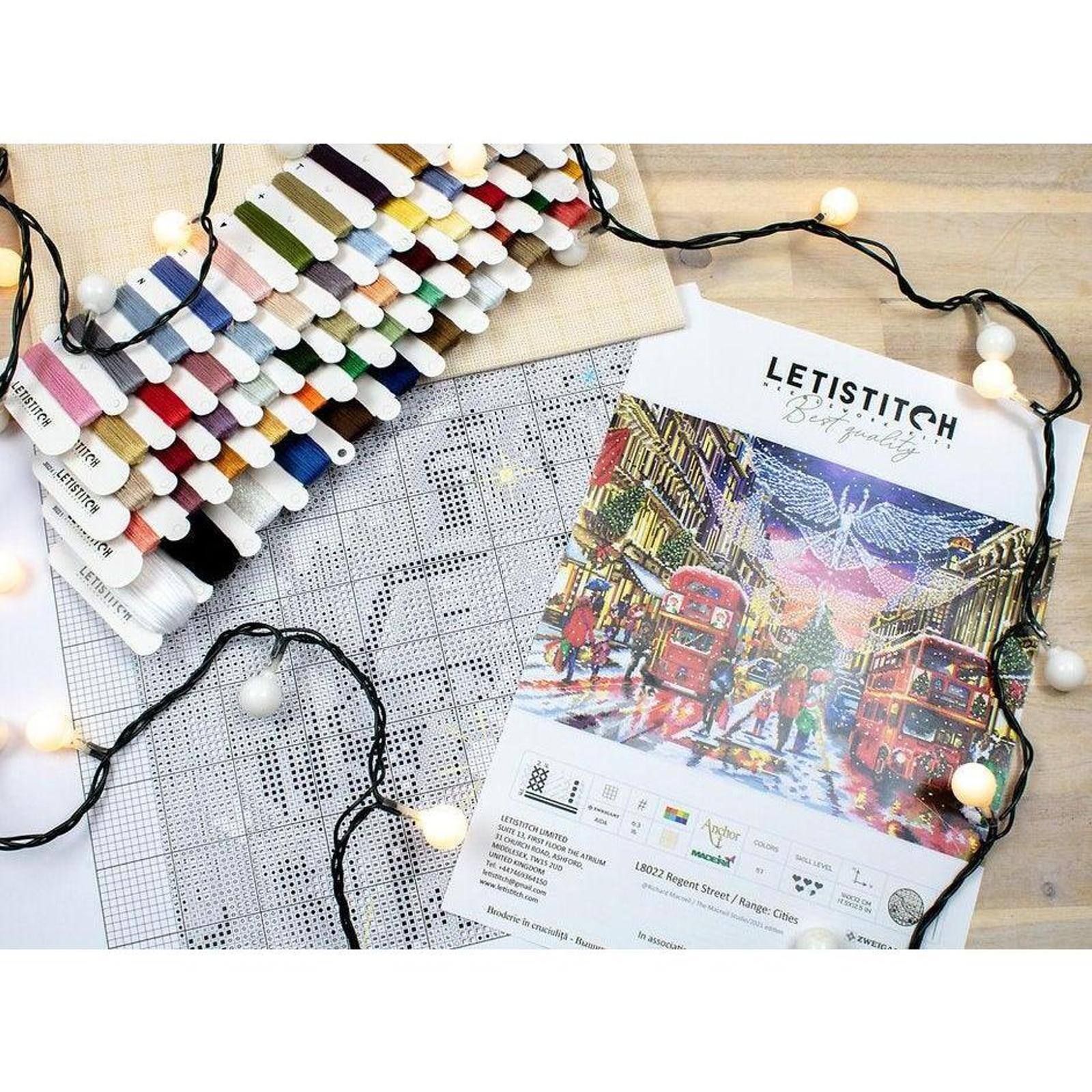 Letistitch Regent Street/Range: Cities Counted Cross Stitch Kit