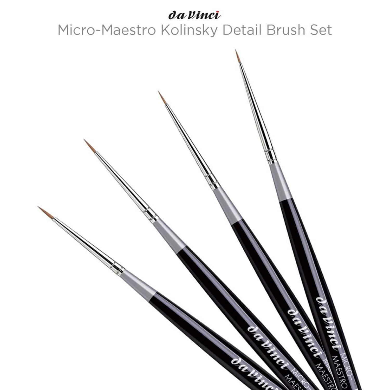 da Vinci MICRO-MAESTRO Series 100 4 Piece Brush Set