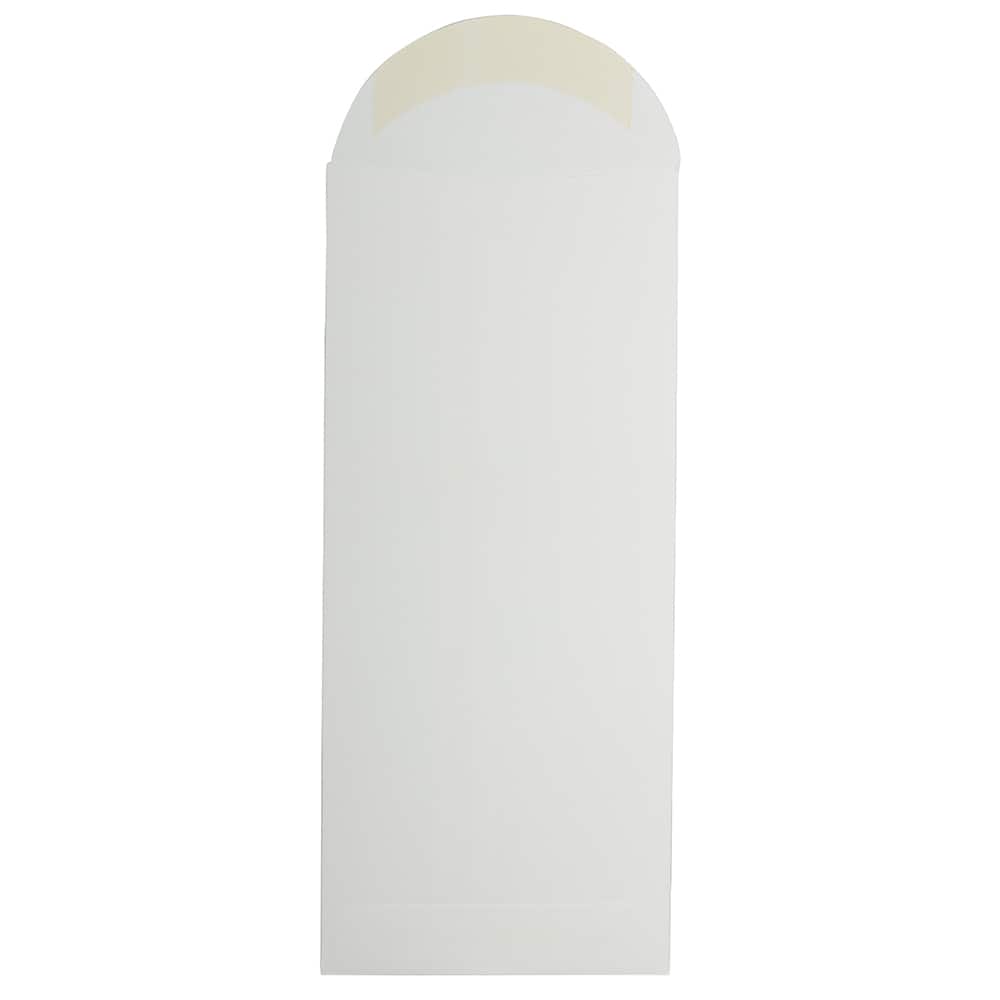 JAM Paper #12 Strathmore Bright White Wove Policy Business Envelopes, 25ct.