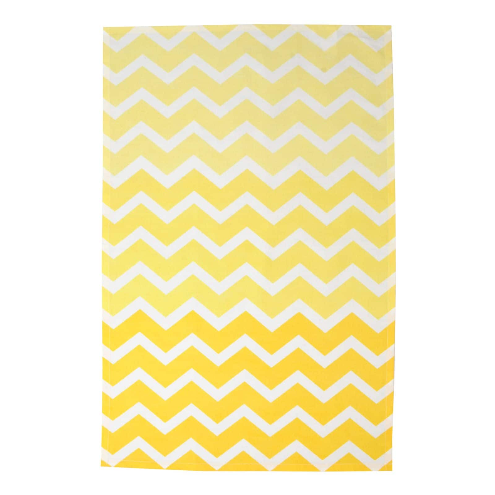 DII® Yellow Chevron Dishtowel, 2ct.