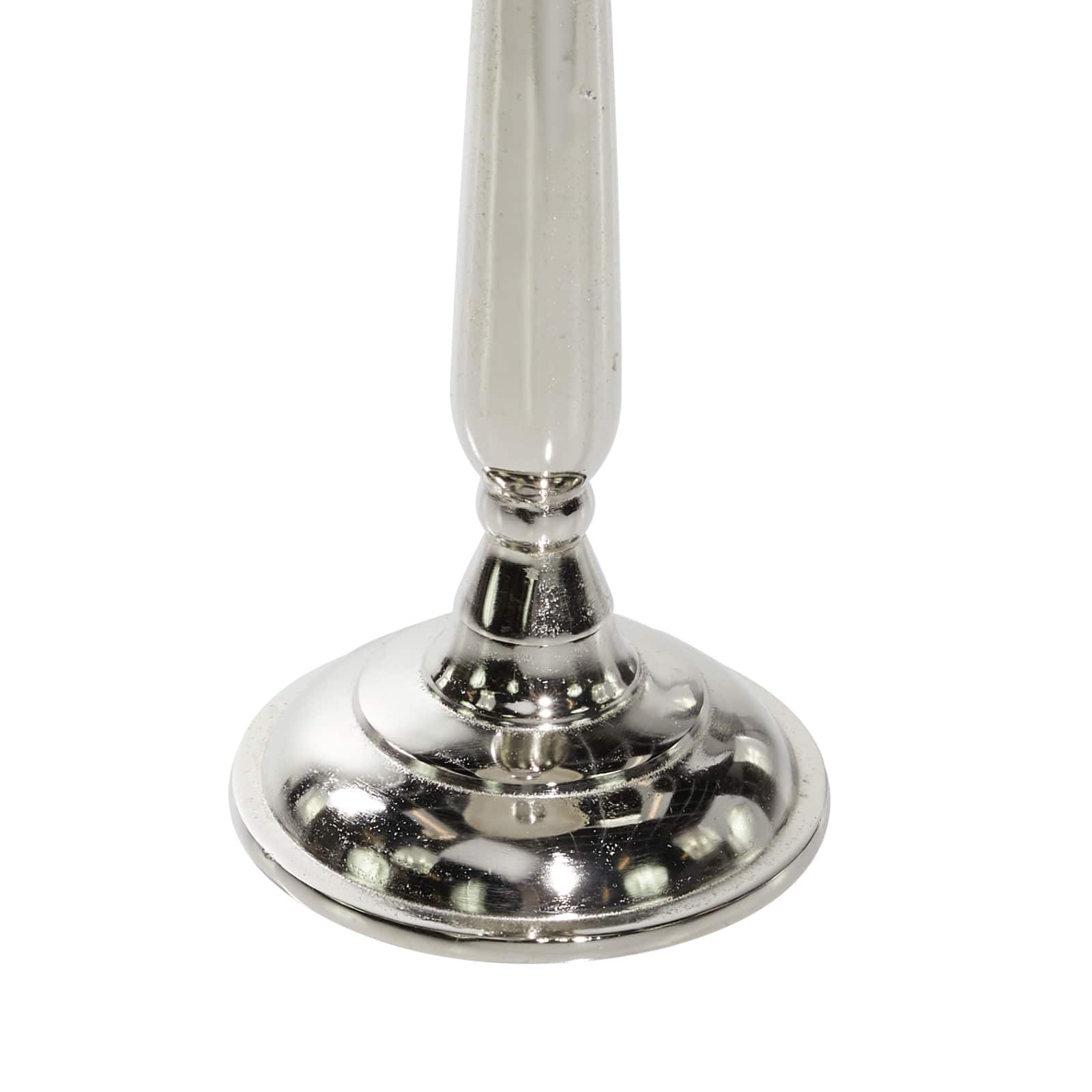25" Silver Traditional Terrazzo Accent Table