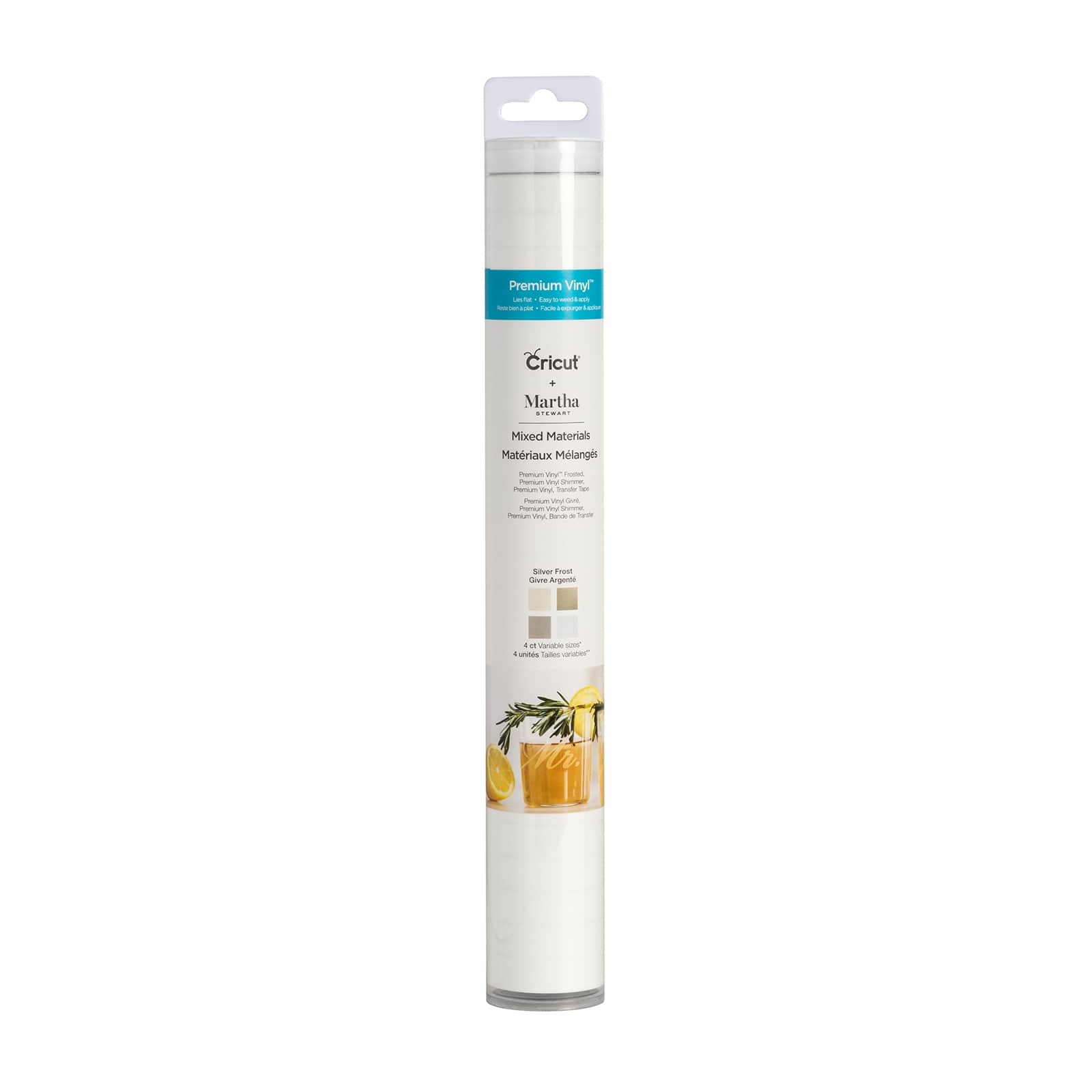Cricut® Martha Stewart Mixed Materials Silver Frost Sampler