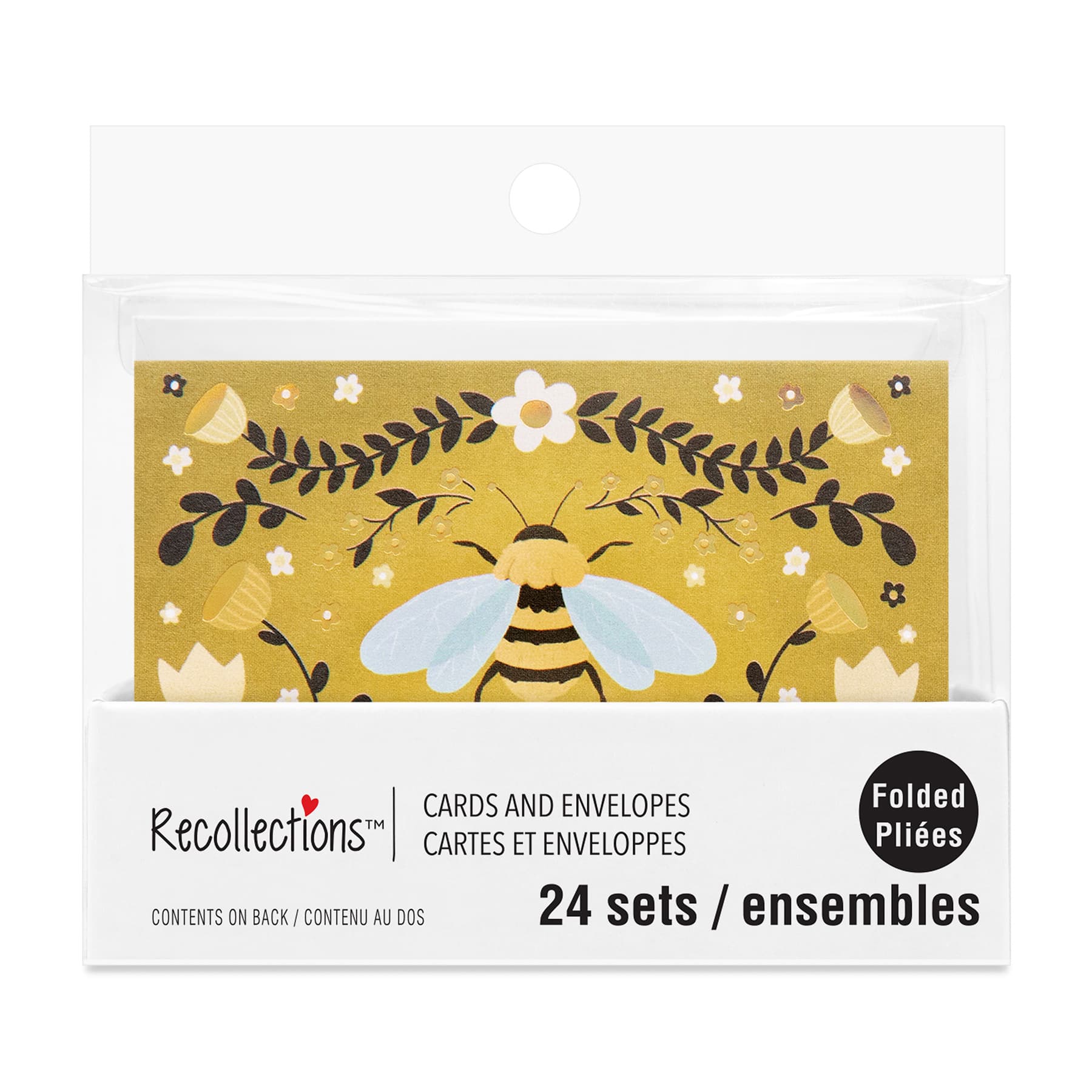 2.5" x 3.5" Mini Bees Card & Envelope Sets, 24ct. by Recollections™
