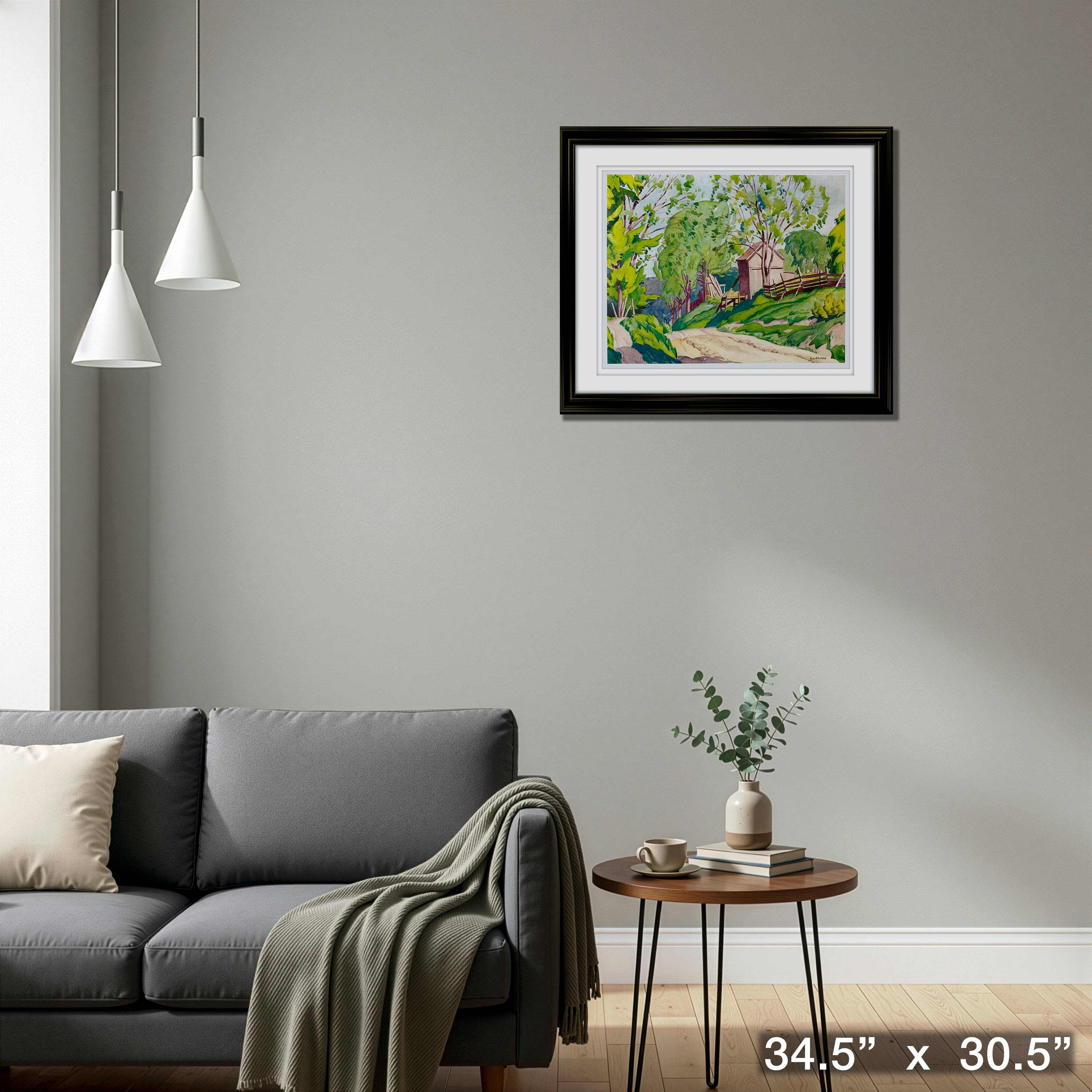 Spring Lasky Framed Print 20" x 24" by A.J. Casson 34.5" x 30.5"
