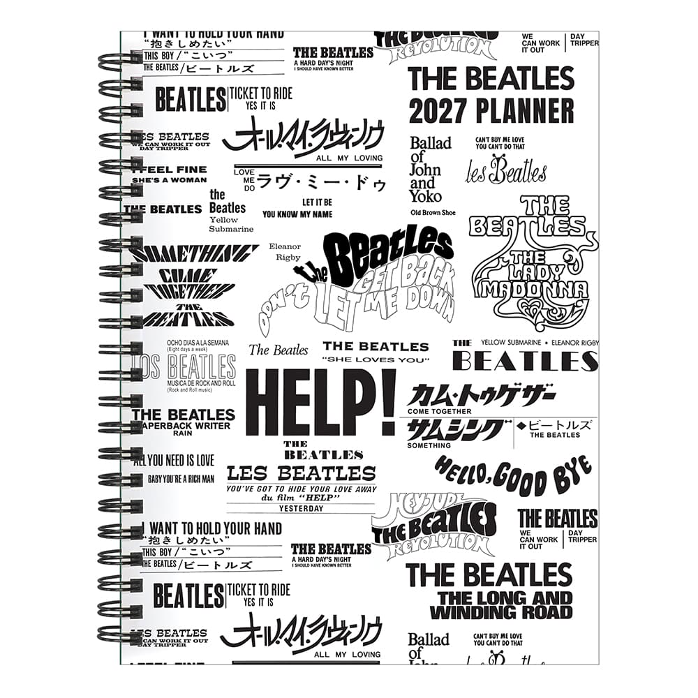 2027 Beatles Medium Weekly Monthly Planner