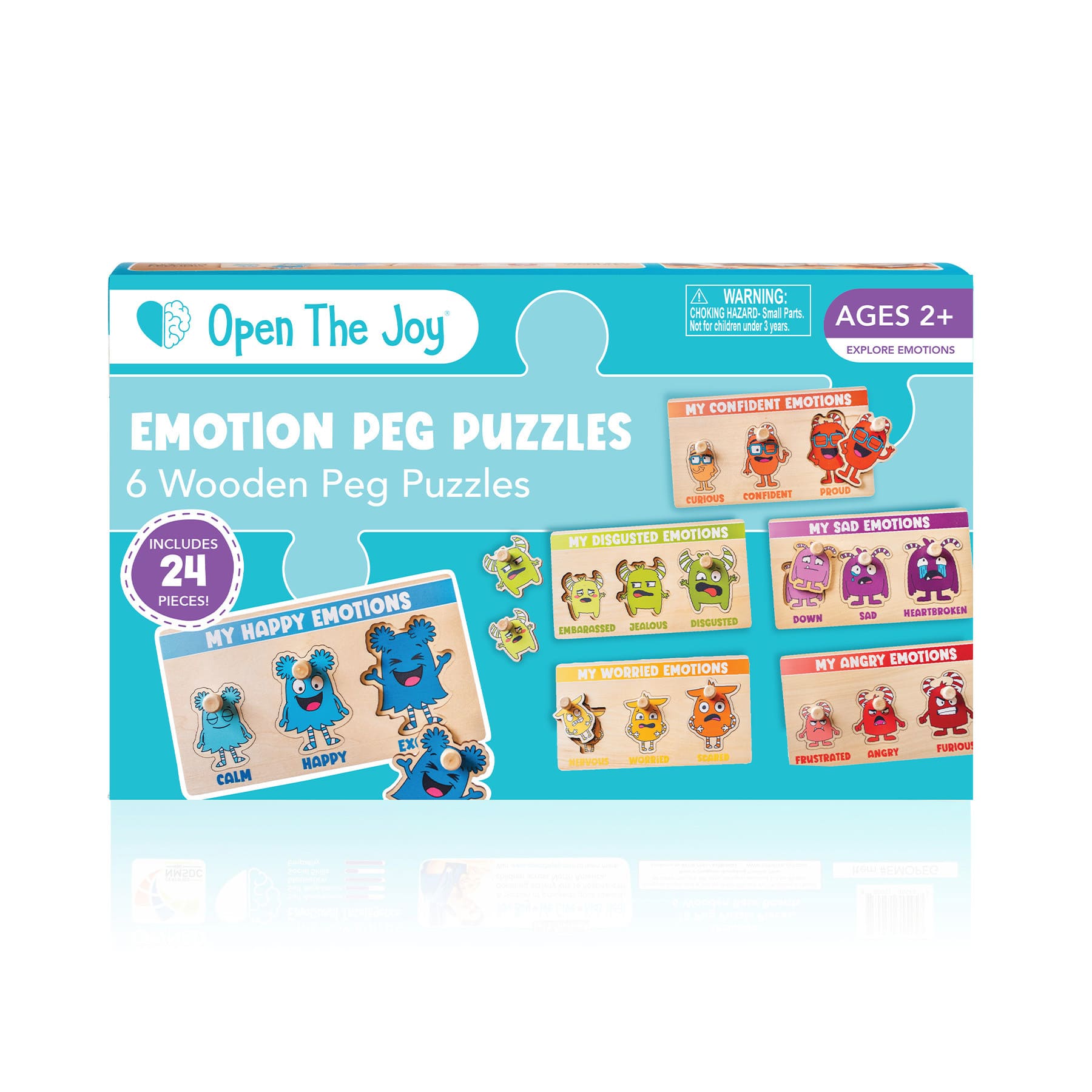 My Emotion Levels Peg Puzzle Set