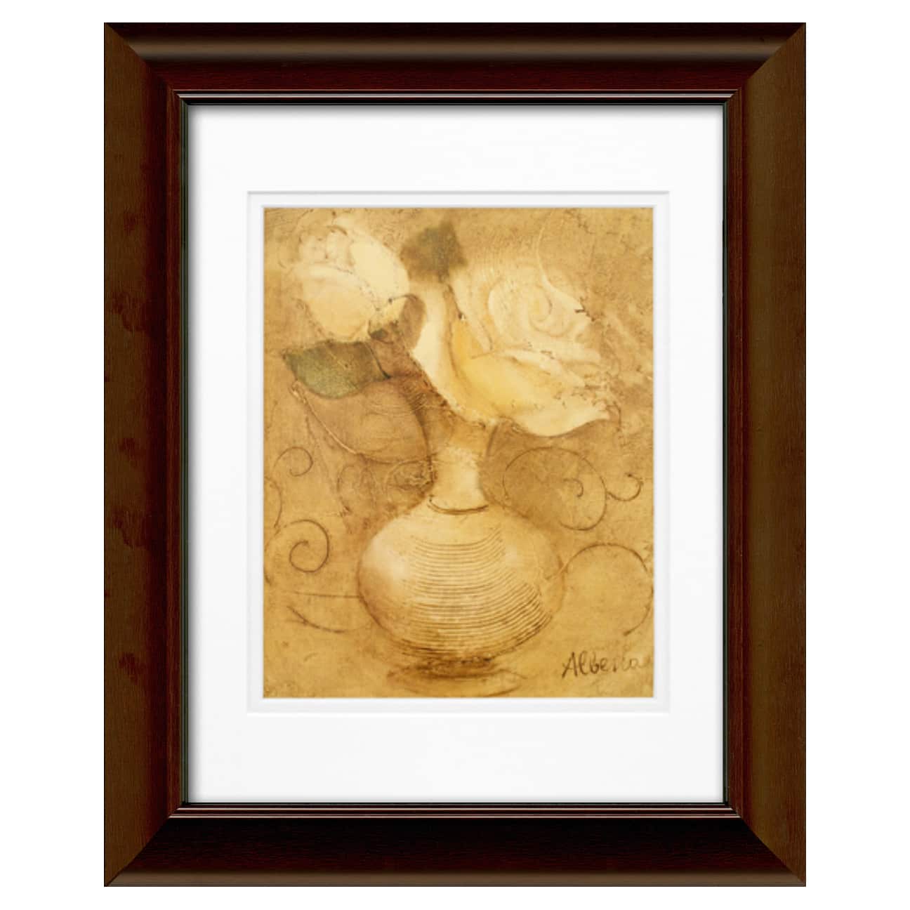 Timeless Frames® Neutral 2 Flower Mini Bouquet Framed Wall Art