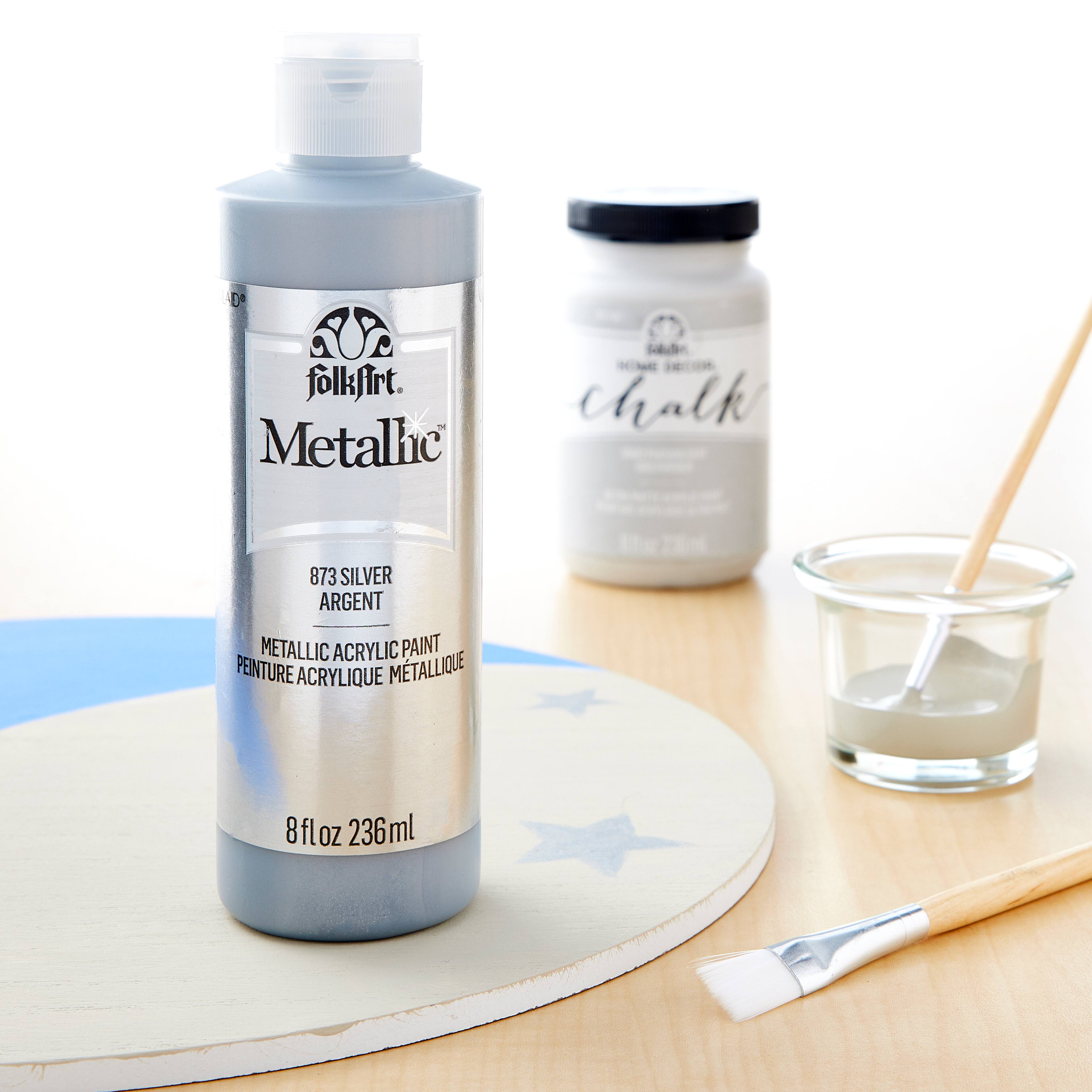 FolkArt® Metallic Acrylic Paint, 8 oz.