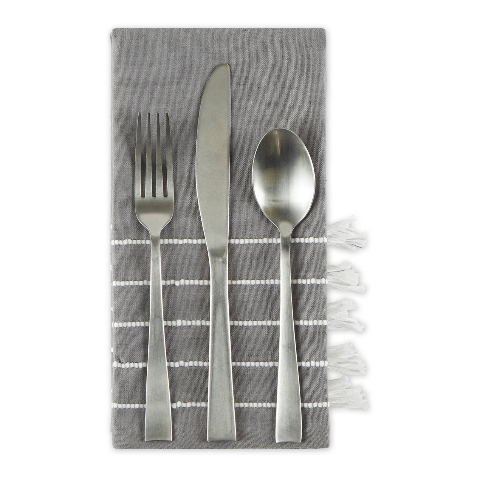DII® Striped Tassel Napkins