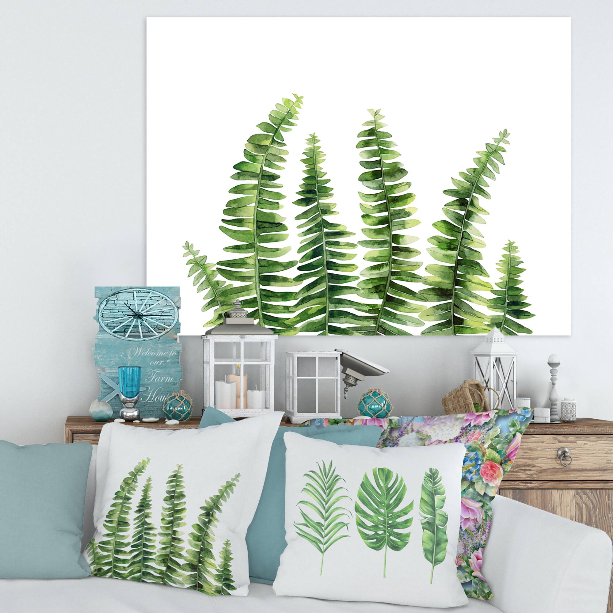 Designart - Fern Leaves Detail II