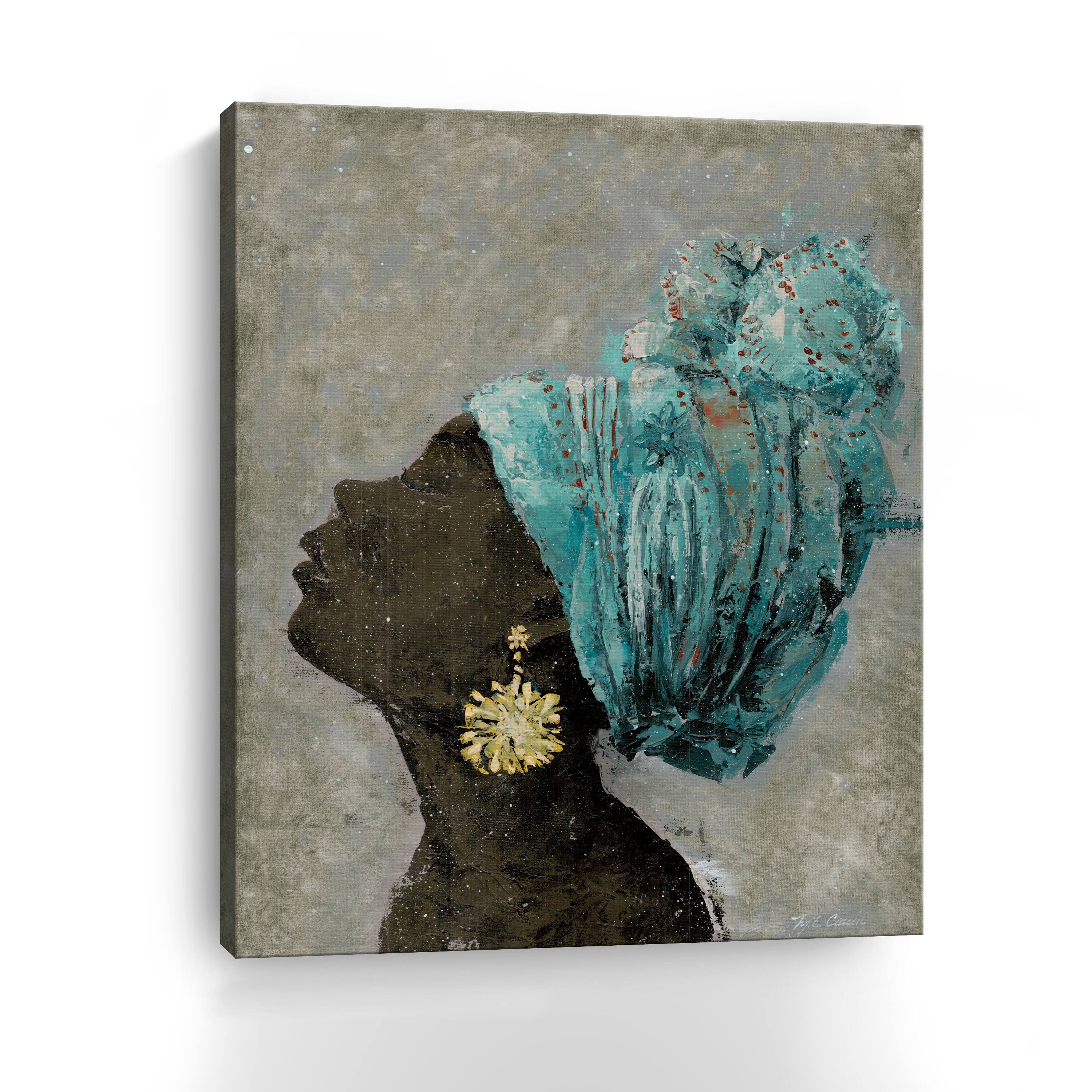 Profile Of A Woman II Canvas Giclee