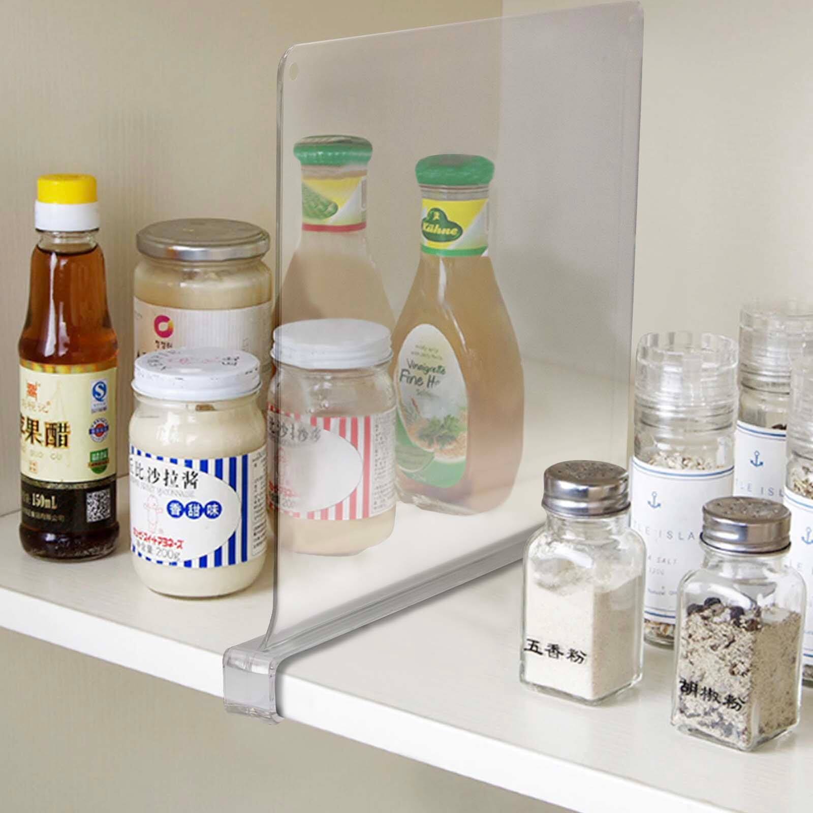 Sorbus 12.75" Modern Clear Acrylic Shelf Dividers