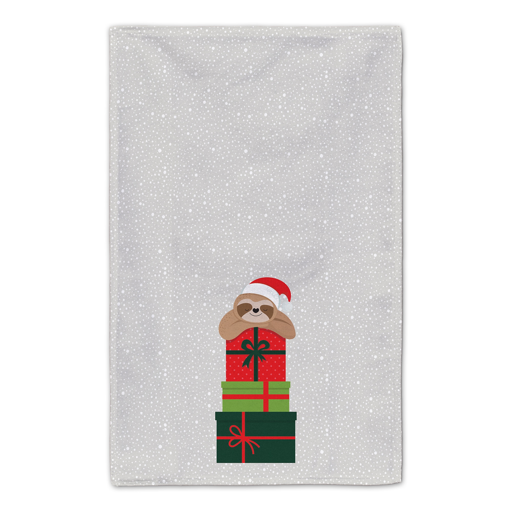 Eat Sleep Be Merry Sloth Tea Towels - Set of 2