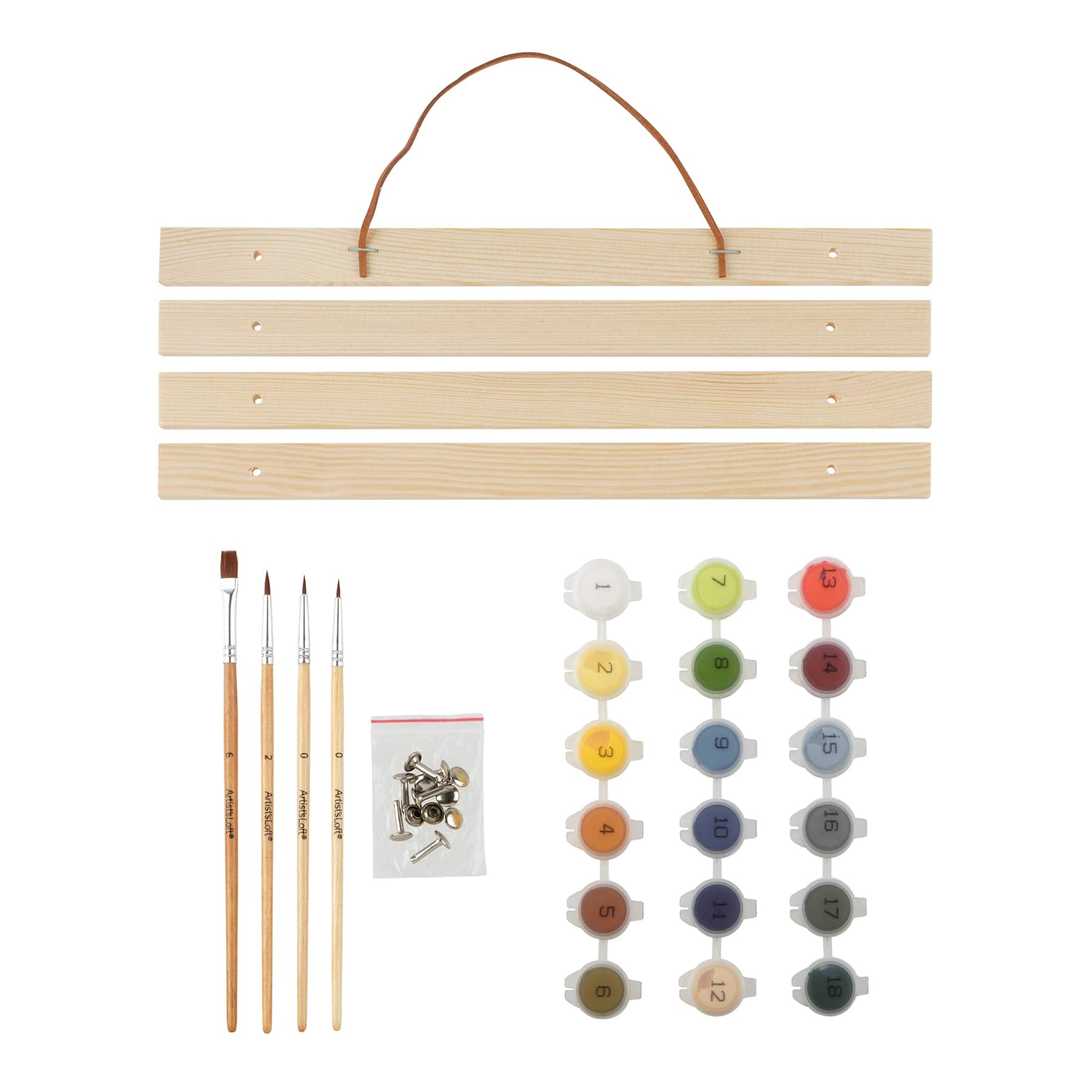 11" x 14" Christmas Market Paint-by-Number Kit by Artist's Loft®