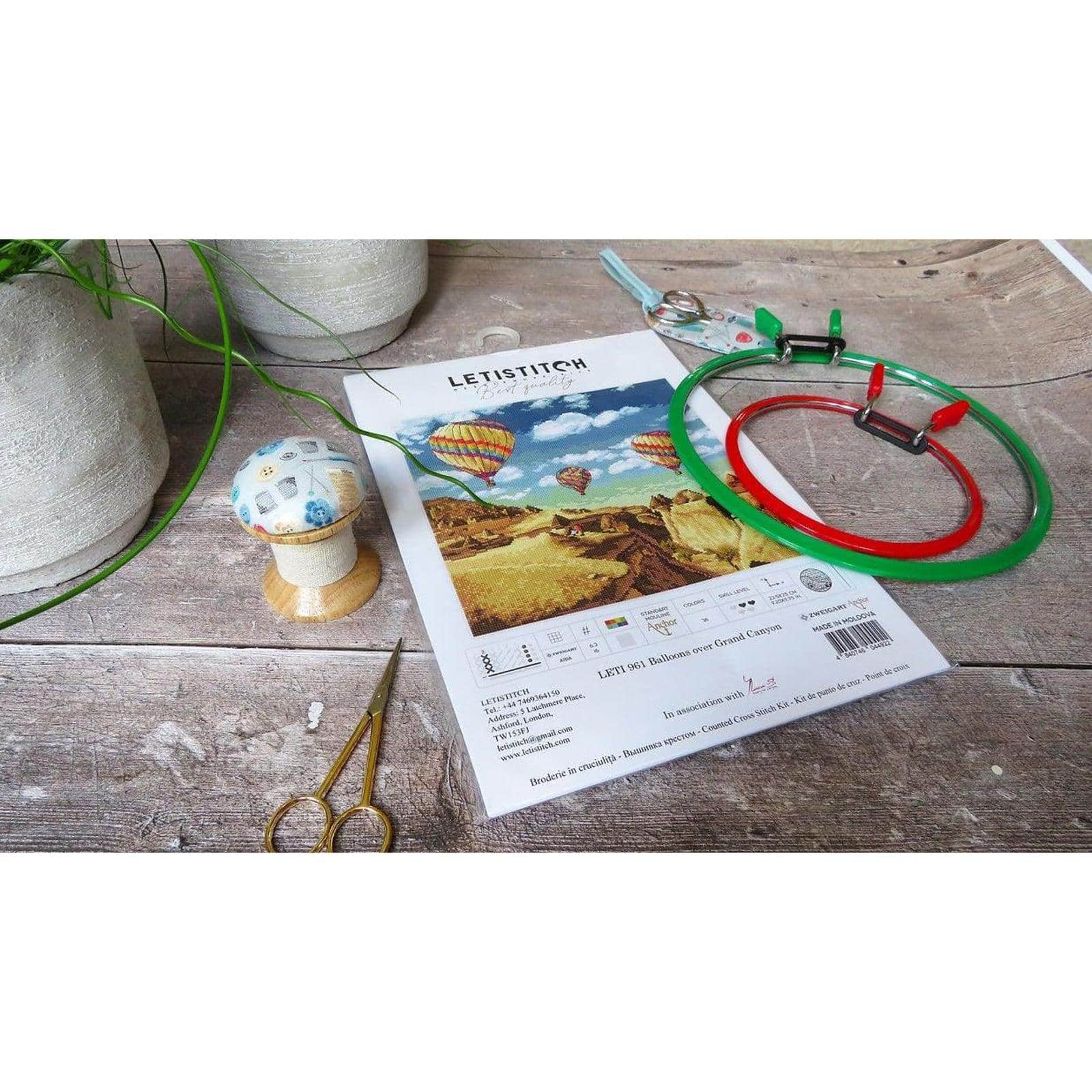 Letistitch Early Evening In Avola Counted Cross Stitch Kit