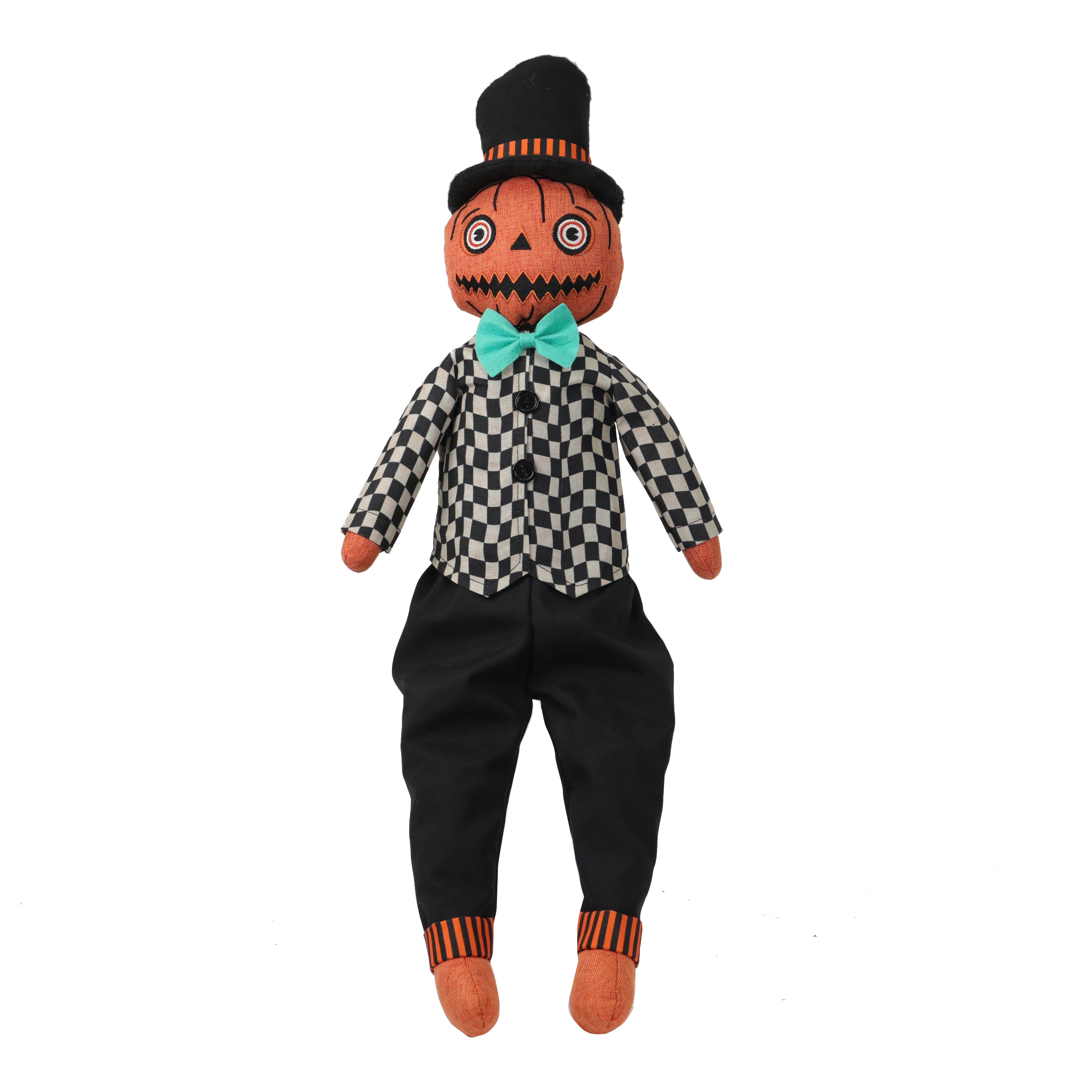 22" Retro Jack-o'-Lantern Man Sitter Tabletop Décor by Ashland®