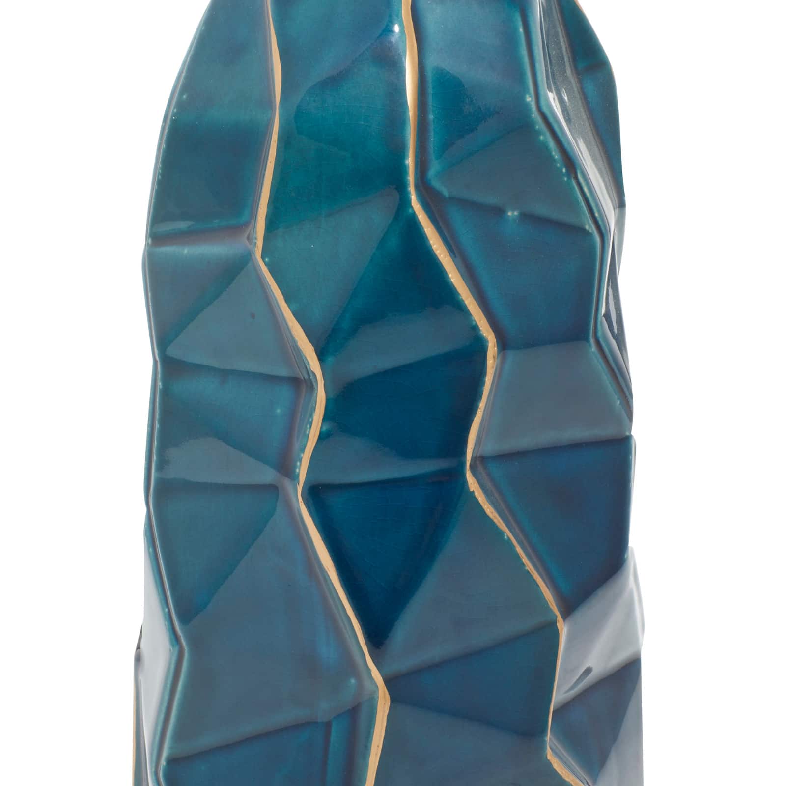 Blue Stoneware Modern Vase
