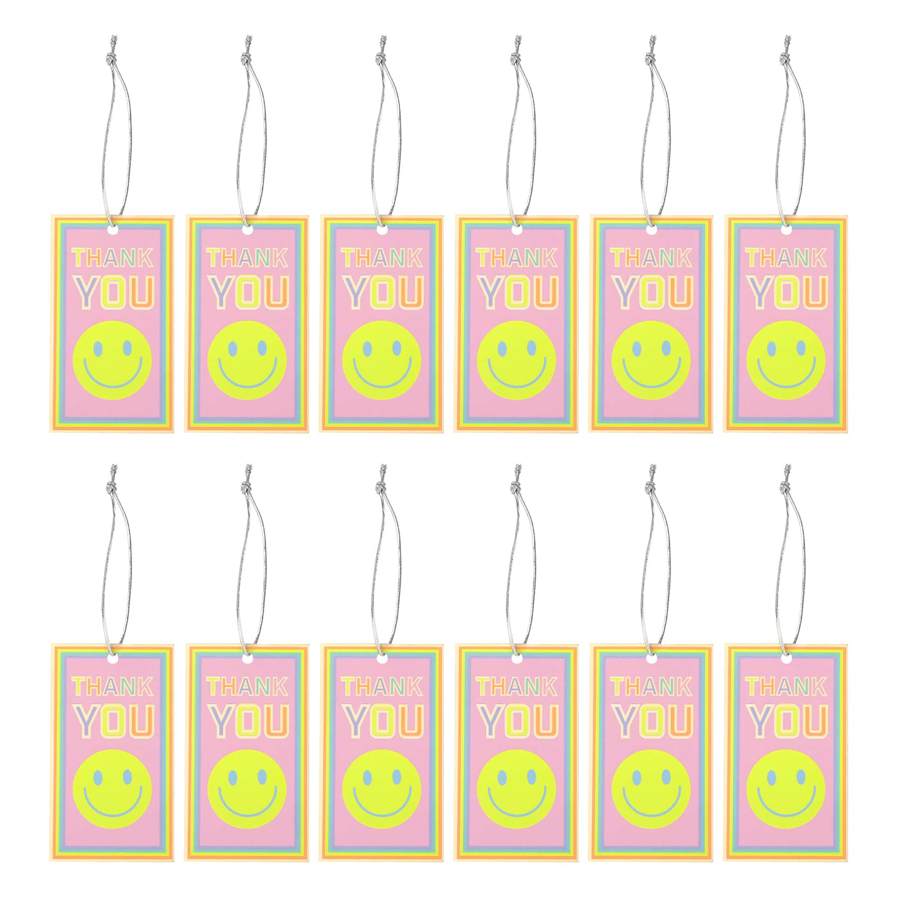 24 Packs: 12 ct. (288 total) Good Vibes Thank You Gift Tags by Celebrate It™