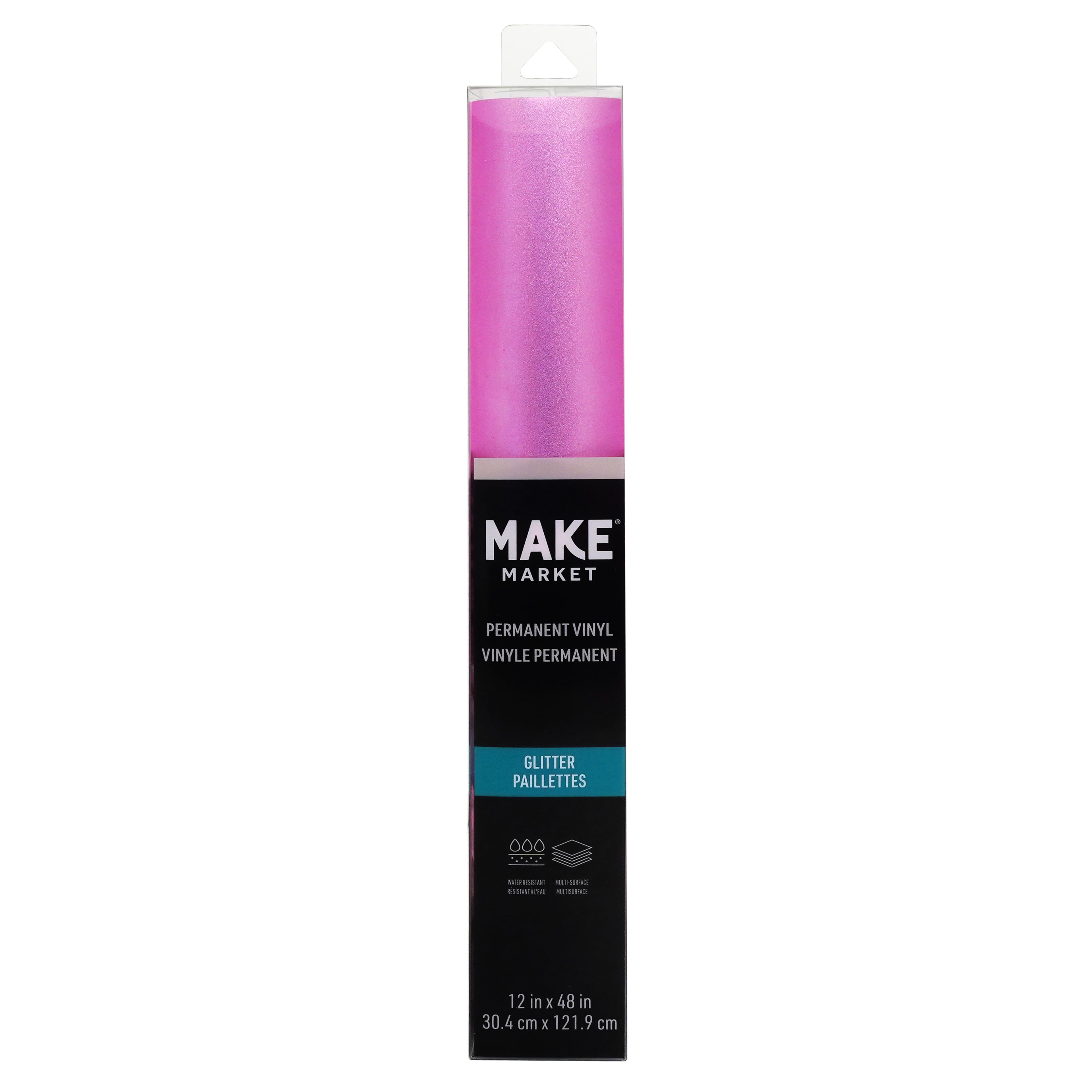 12 Pack: Glitter Permanent Vinyl by Make Market®