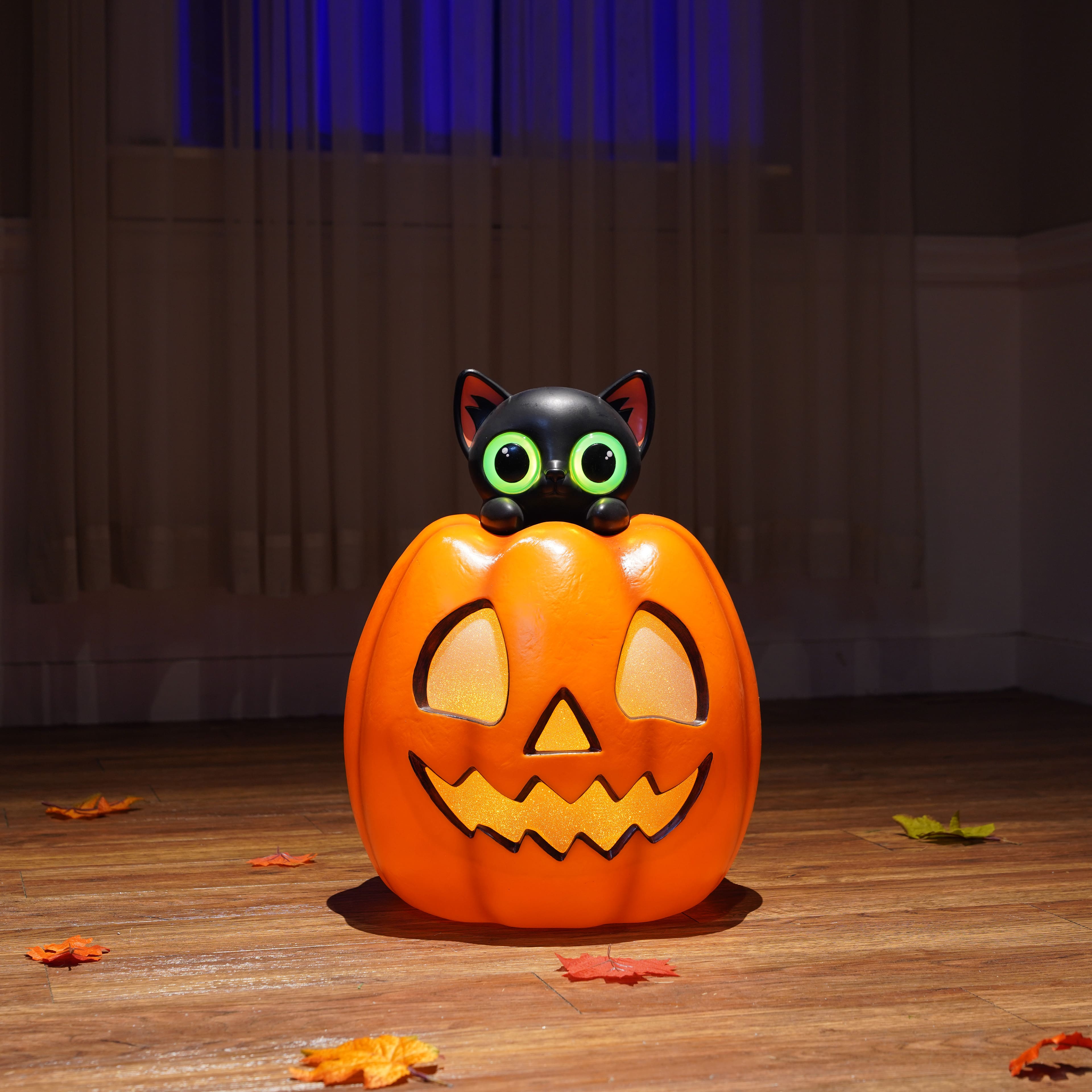20" Peek a Boo Cat Light Up Blow Mold by Ashland®